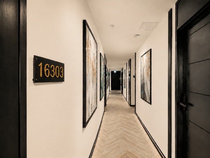 Integrated Door Sign System for The Aria Student Apartments in the USA