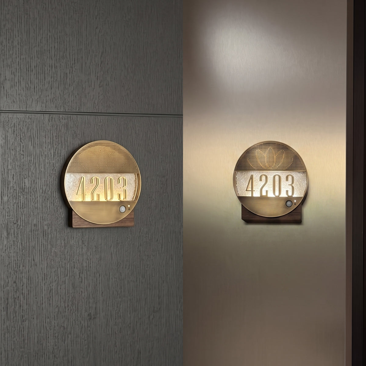 New Circular Room Number Sign for Modern & Premium Environments