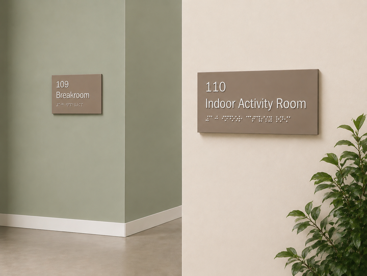 Soft Harmony: Premium Braille Signs for a U.S. Daycare Center