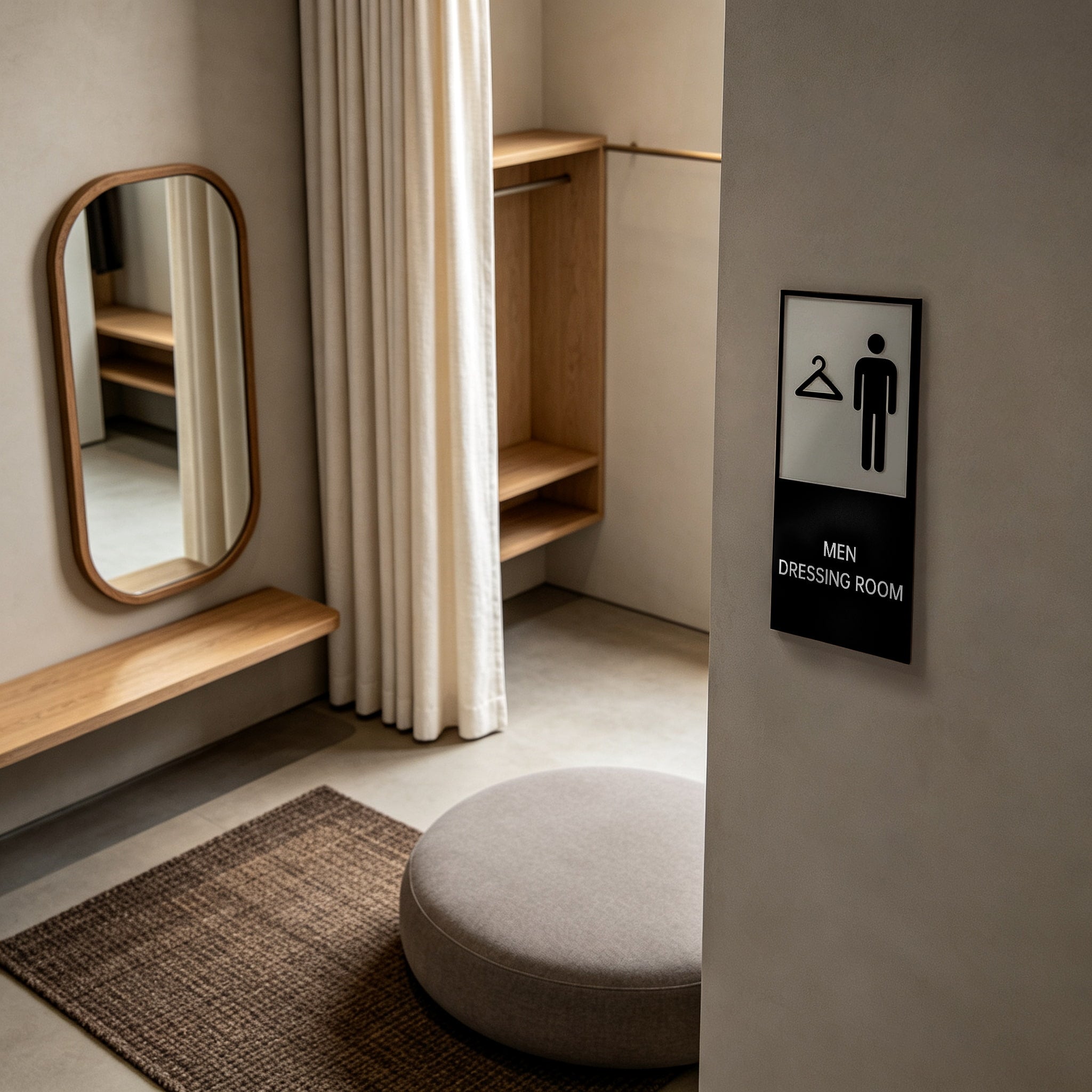 Men/Women Dressing Room Signs