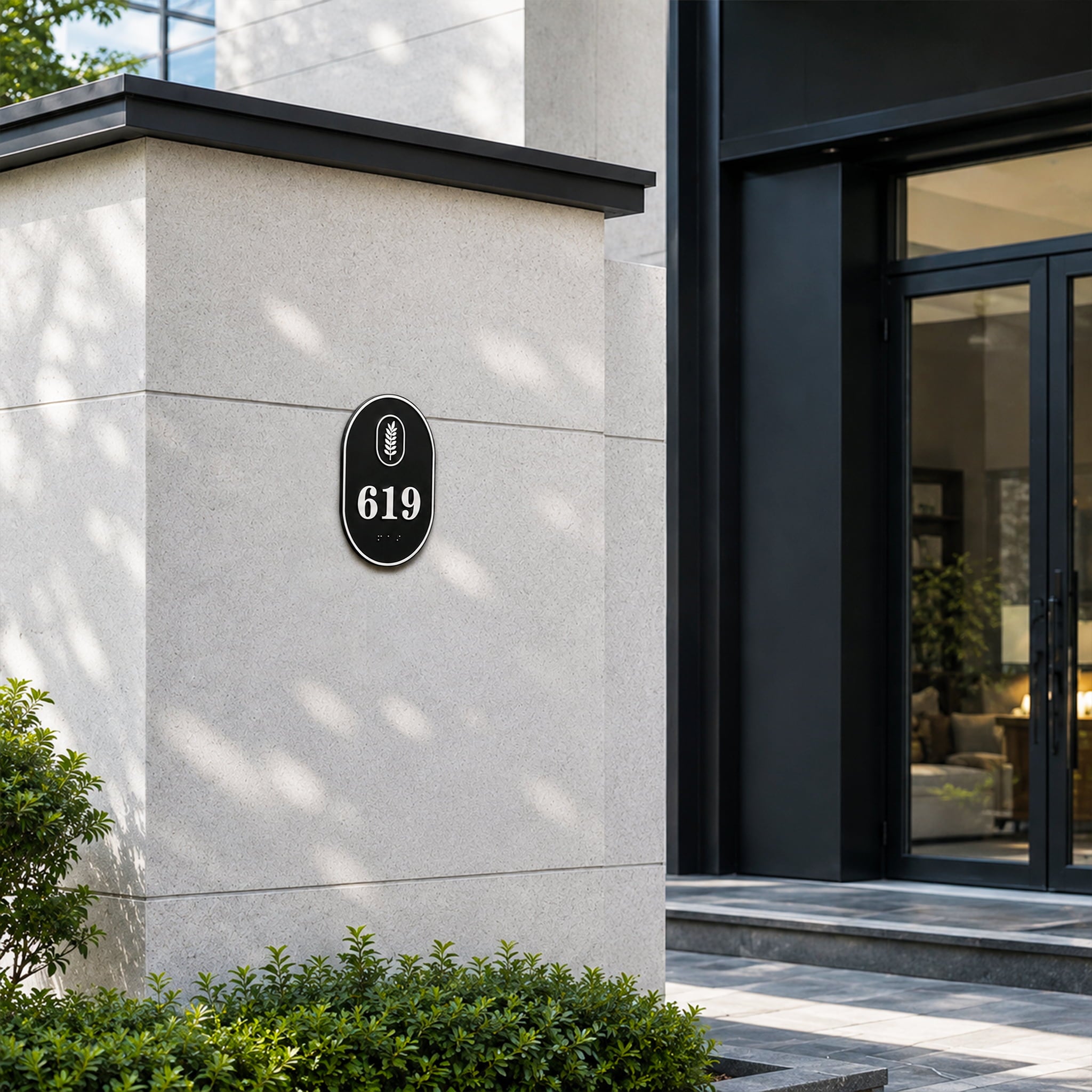 ADA Room Number Sign