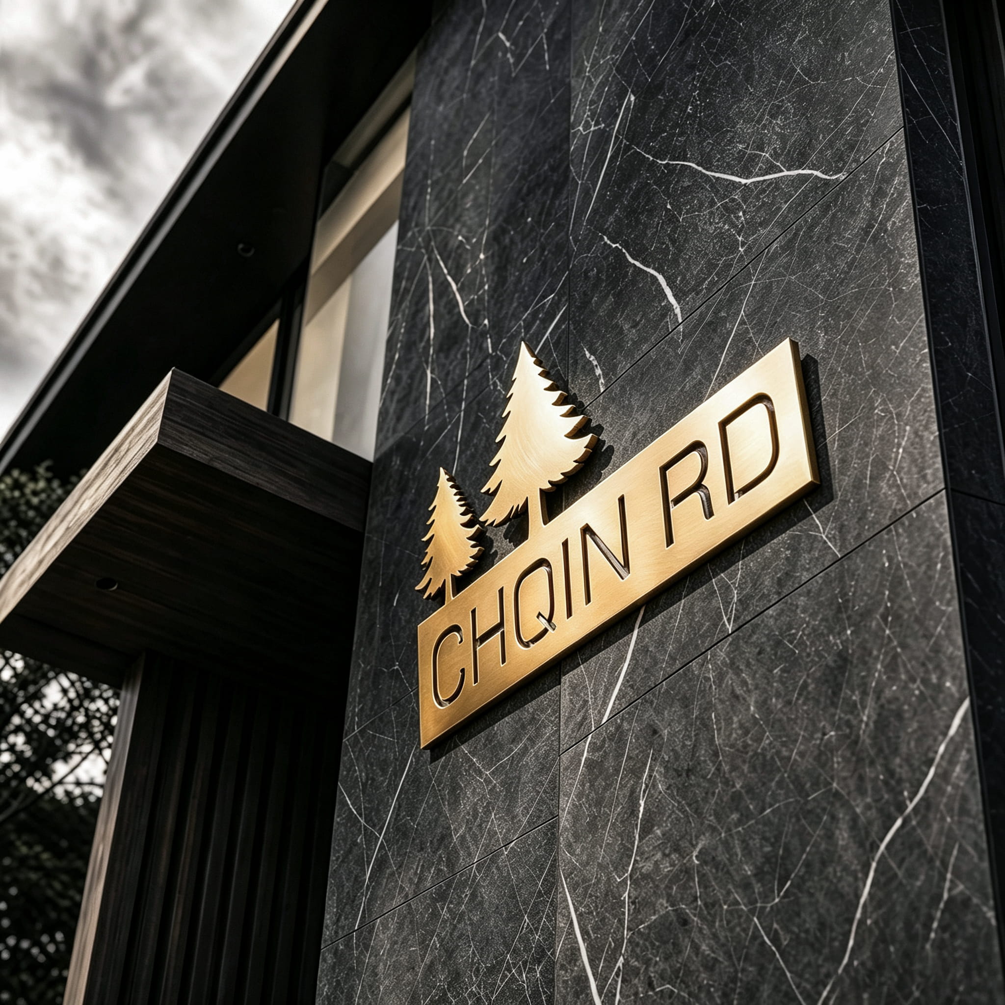 Landscape Address Plaque