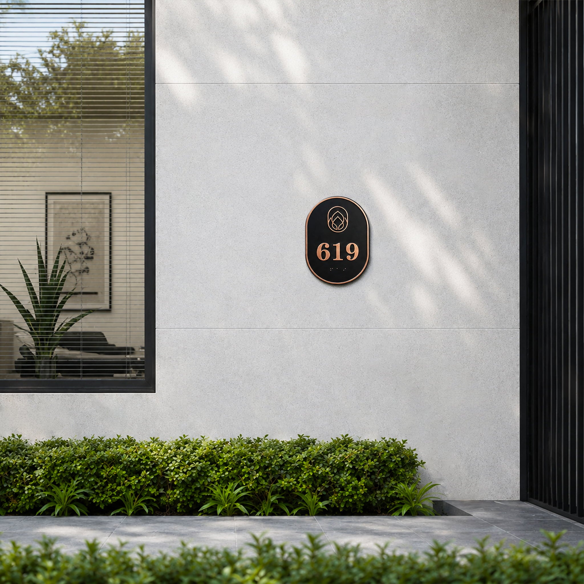 ADA Room Number Sign