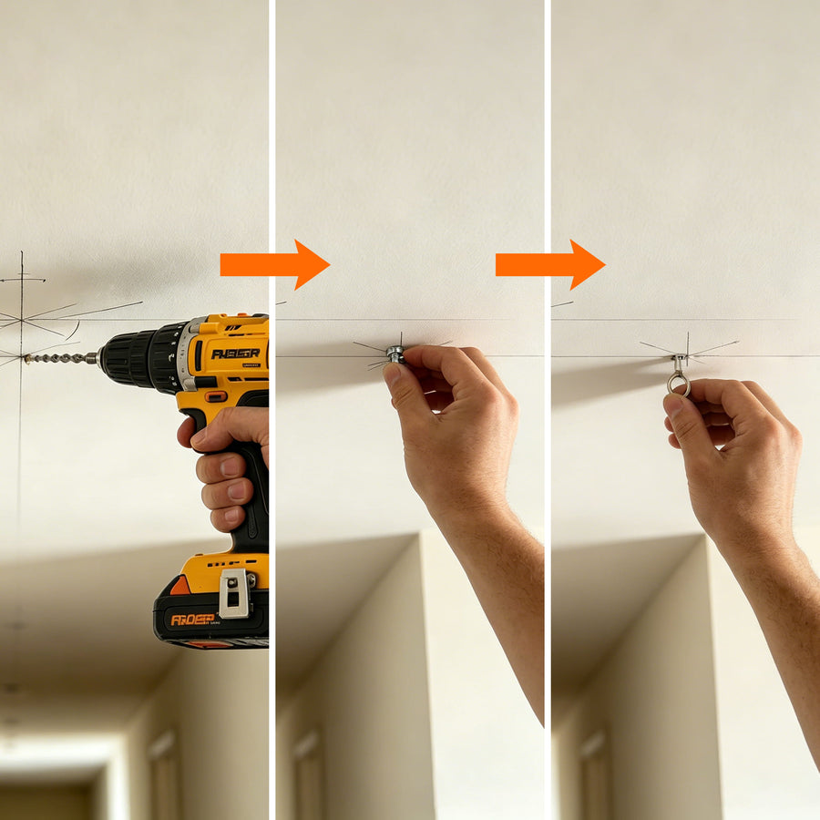3. Install the fixing parts