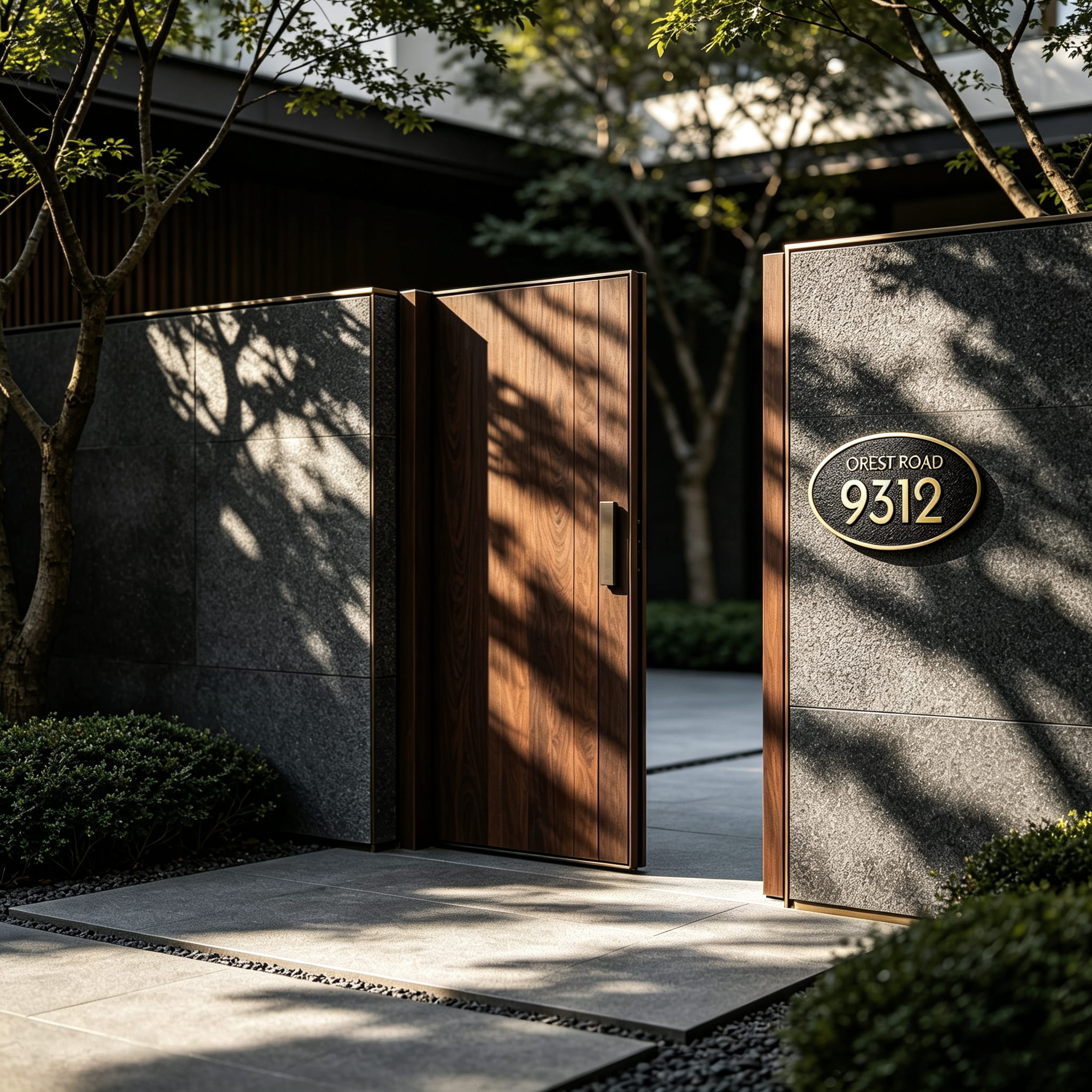 Historical Metal Address Sign