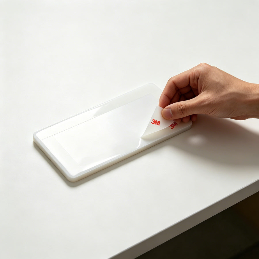 3.Paste 3M adhesive