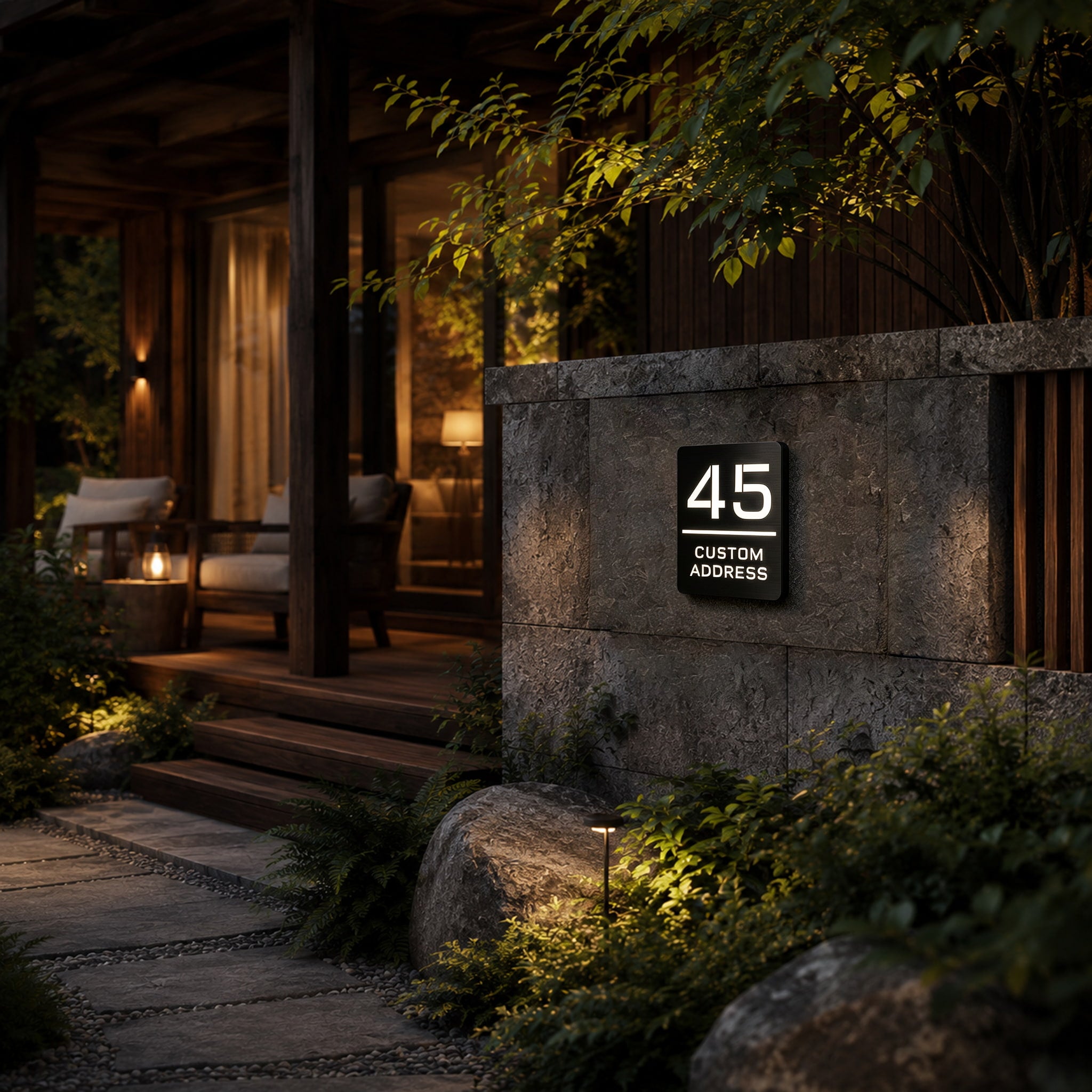 House Number Sign