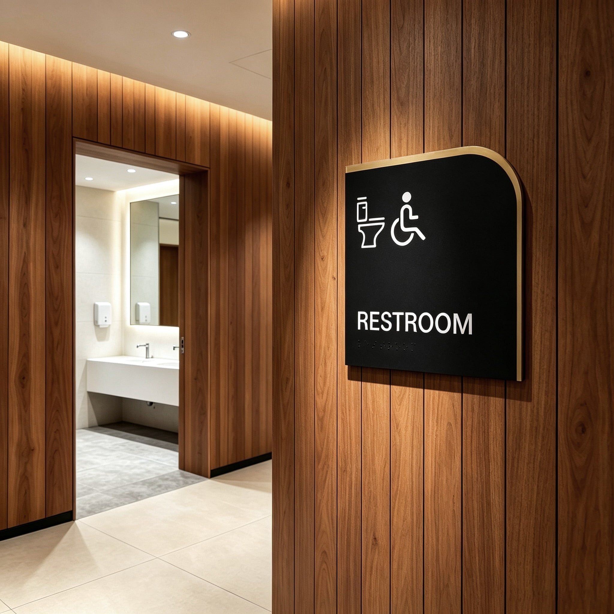 Acrylic Restroom Signs