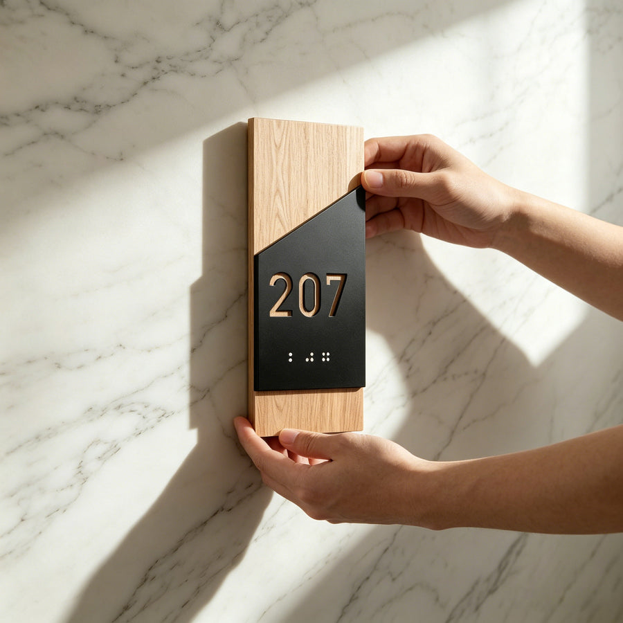 5.Matching doorplate