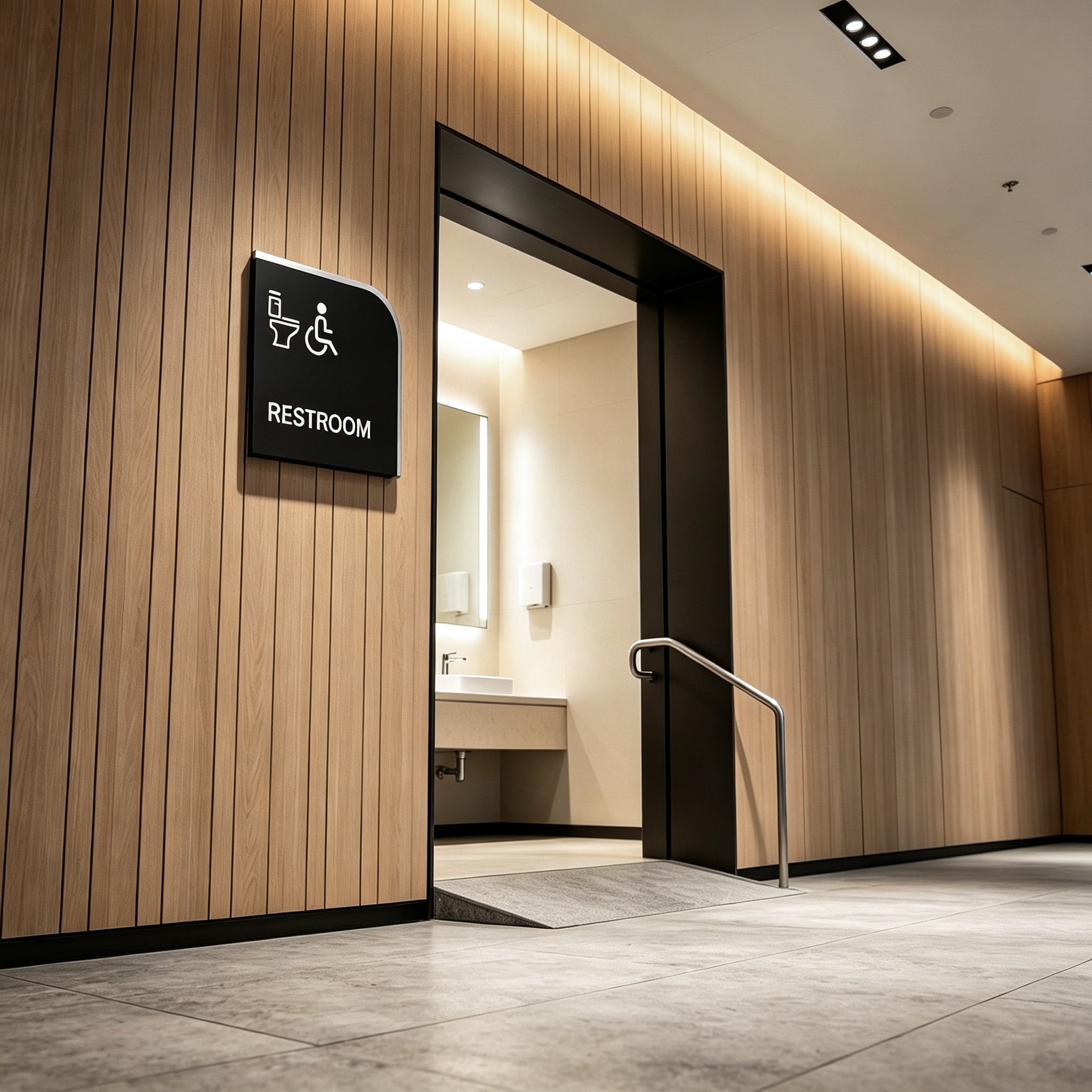 Acrylic Restroom Signs