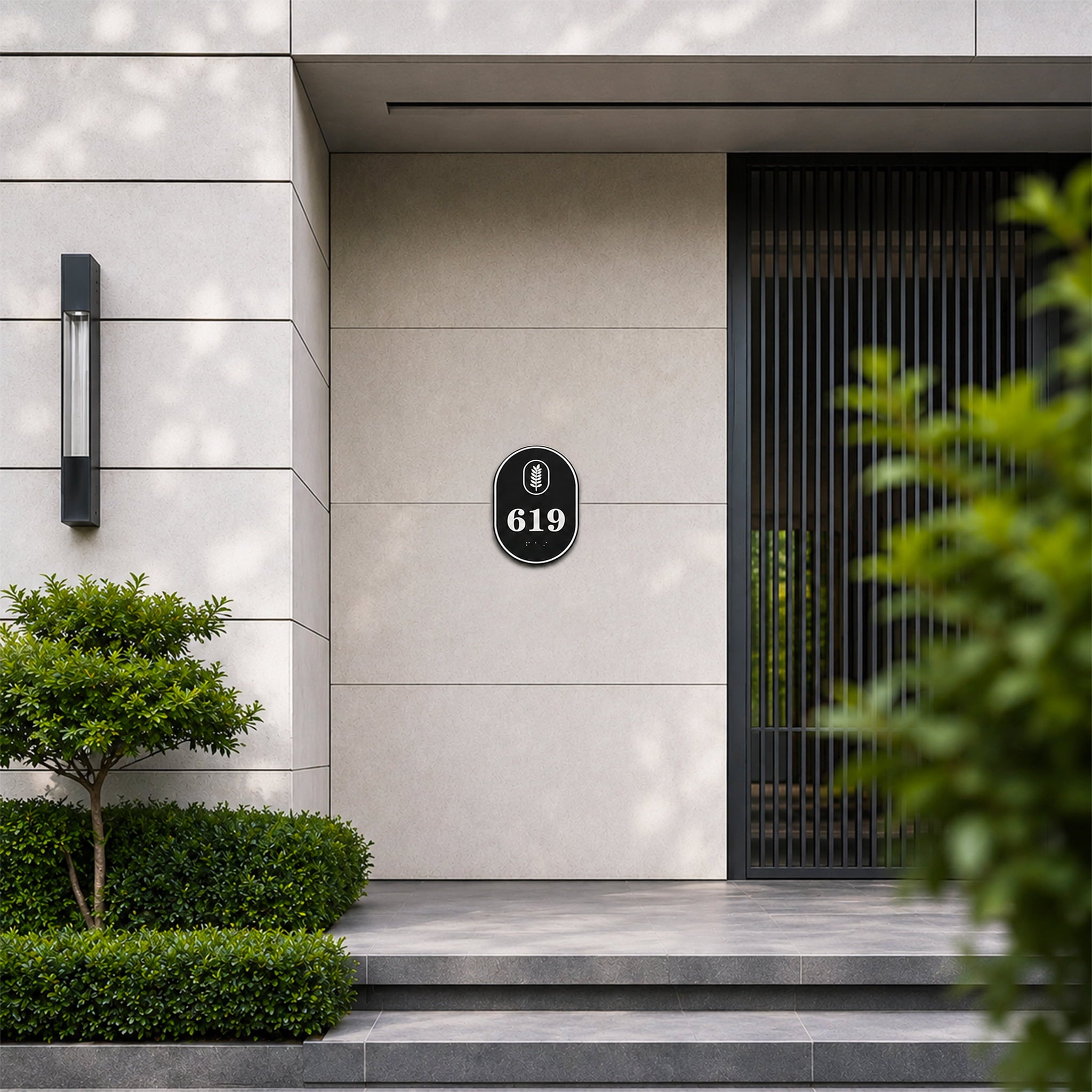 ADA Room Number Sign