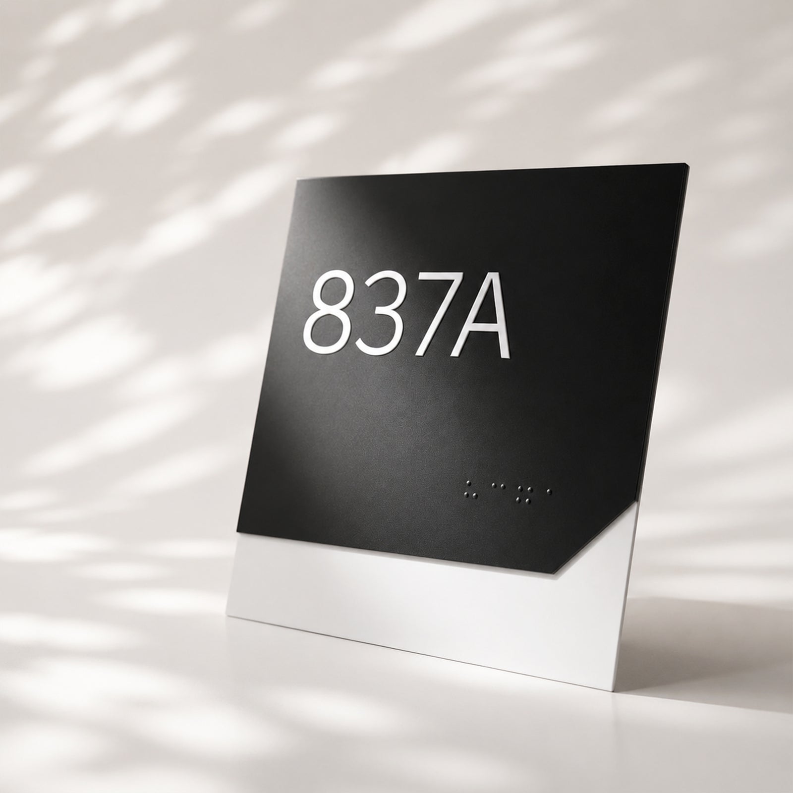 Acrylic Braille Door Sign