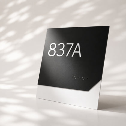 Acrylic Braille Door Sign