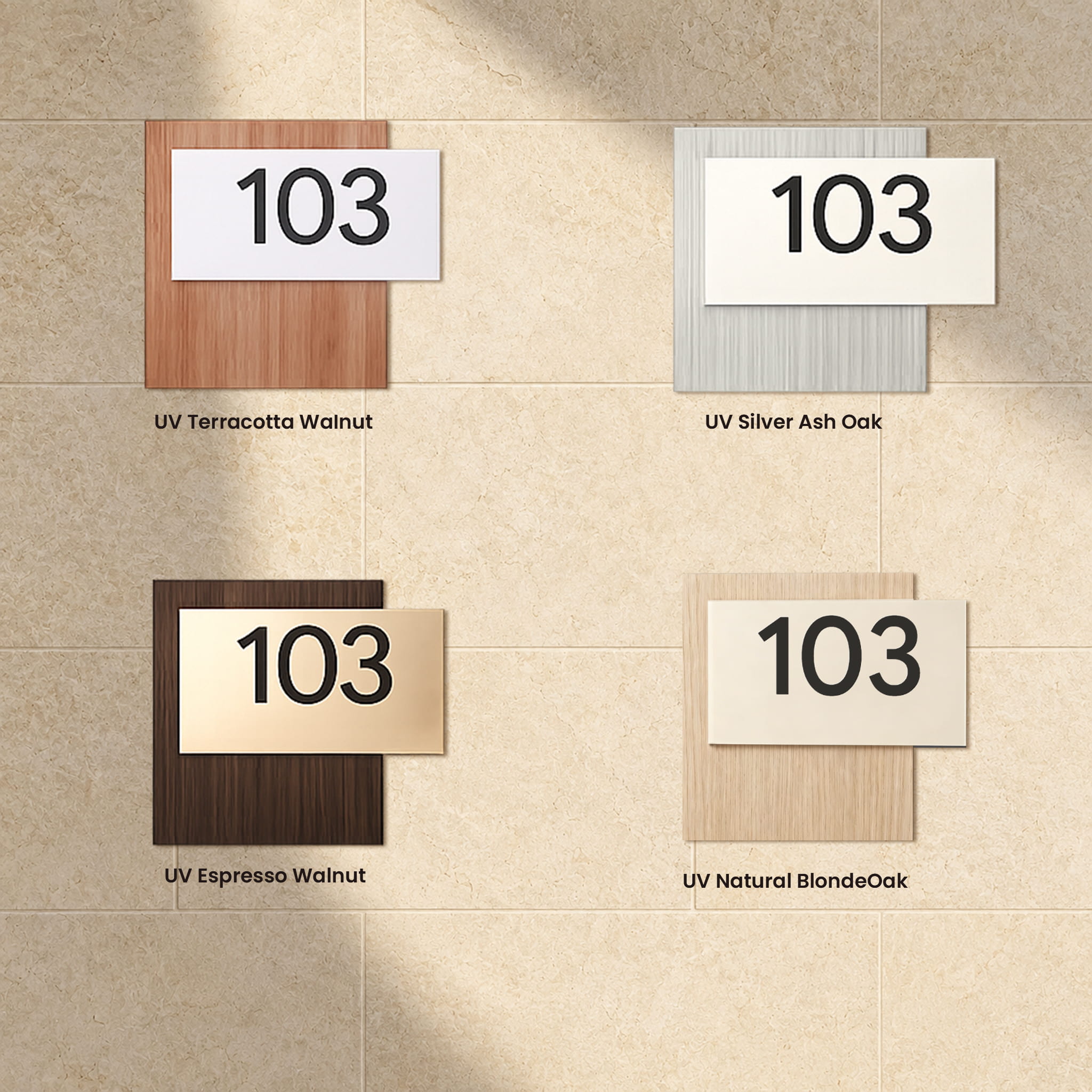 Acrylic Number Door Sign