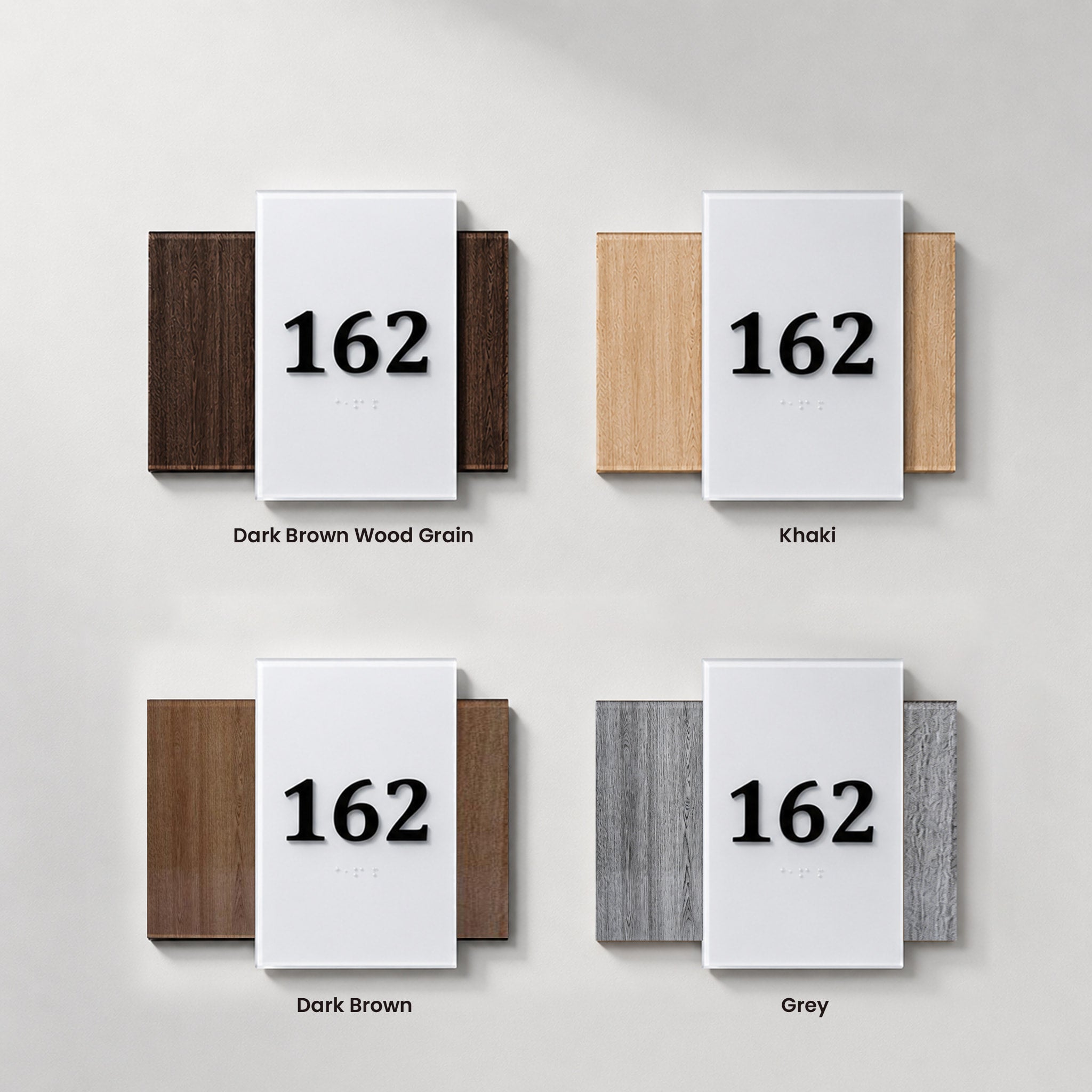 Acrylic Braille Door Sign