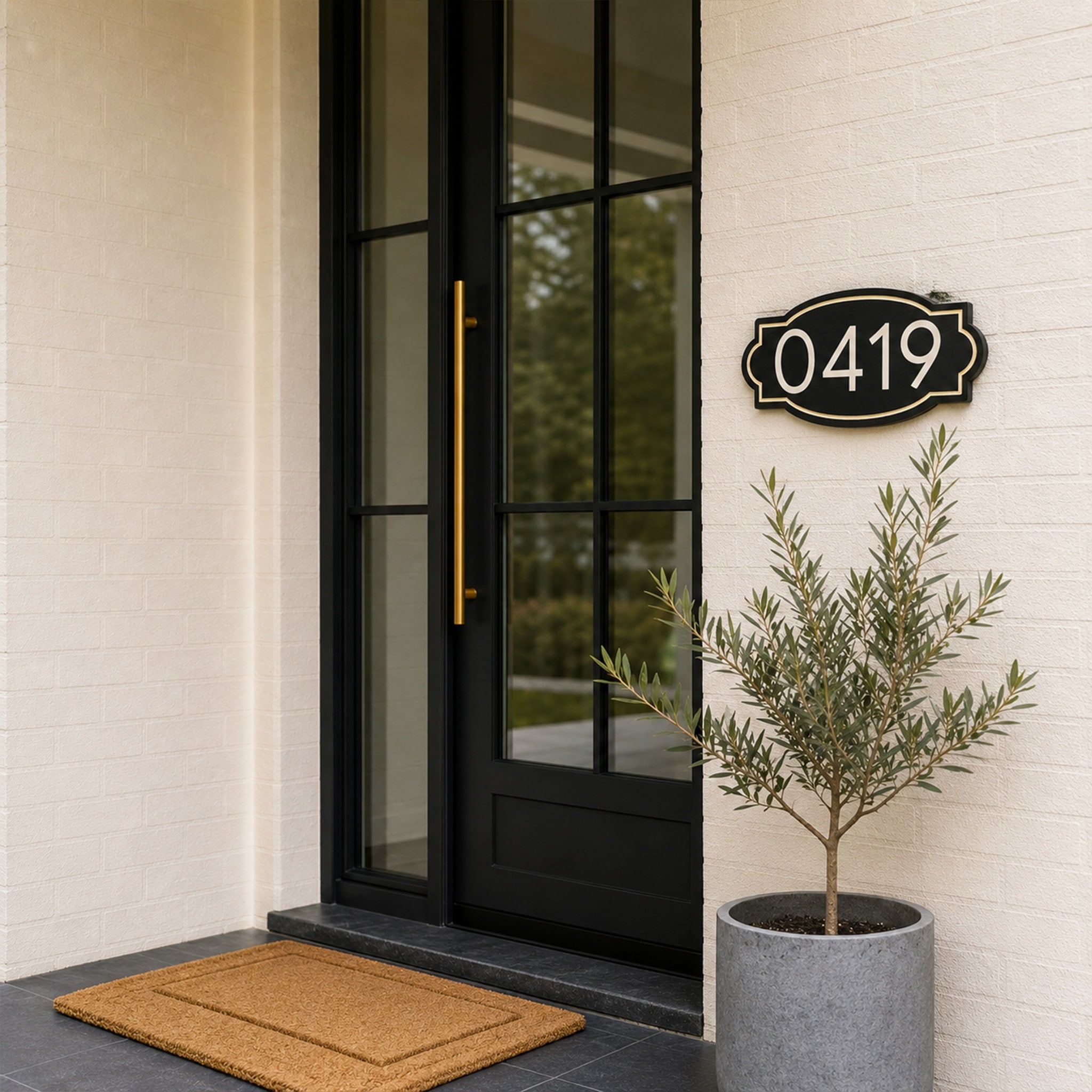 House Number Sign