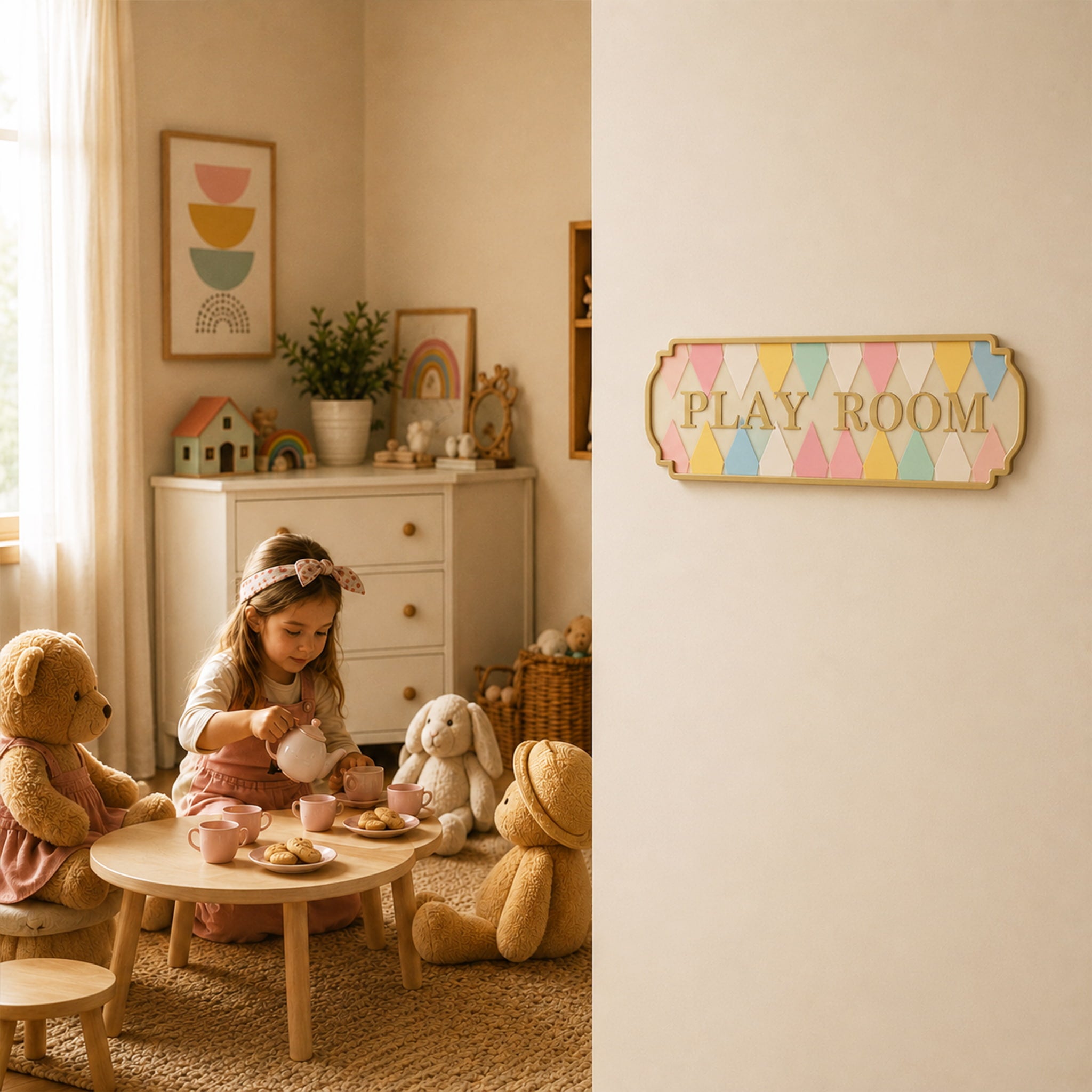 Colorful Acrylic Door Sign