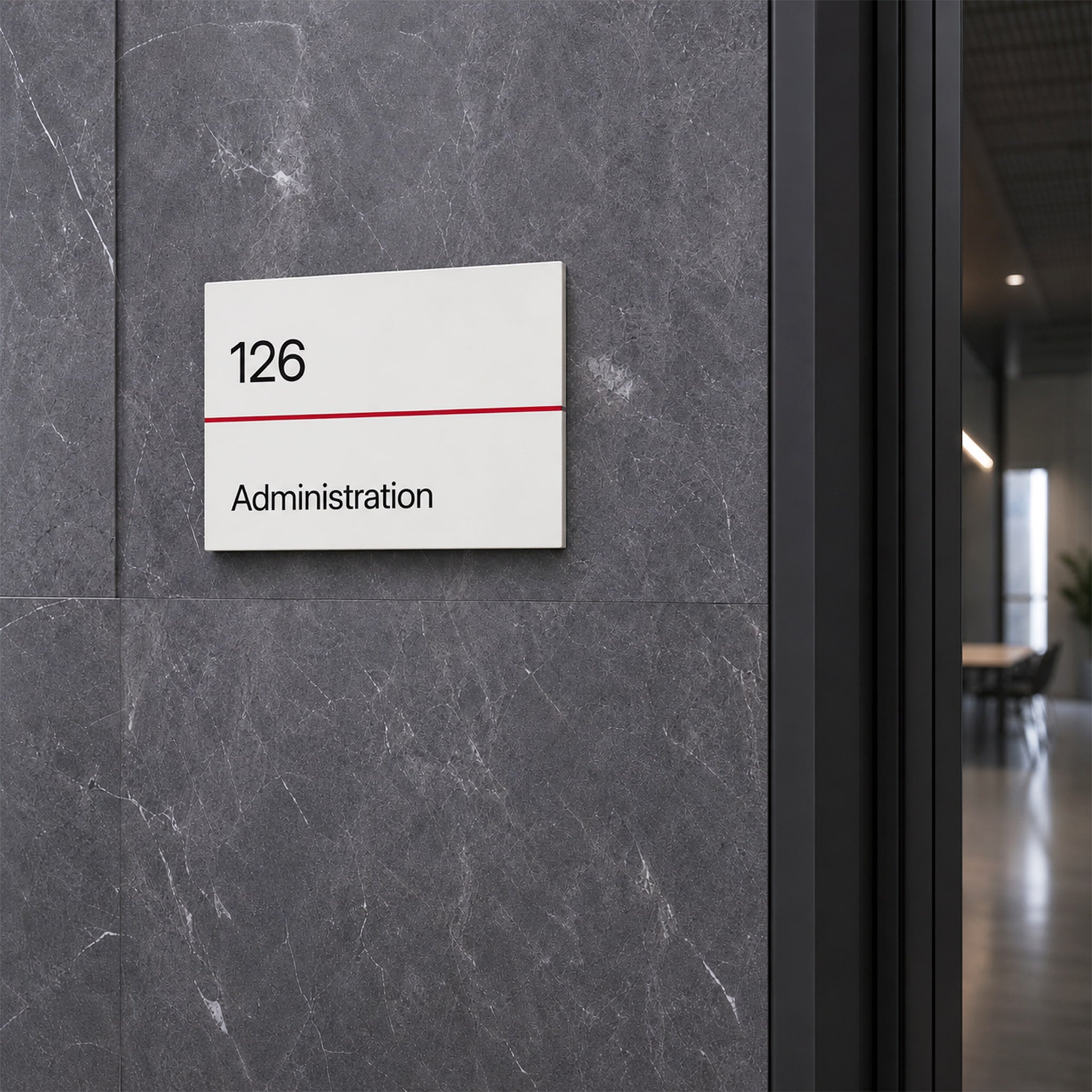 Administration Office Room Sign