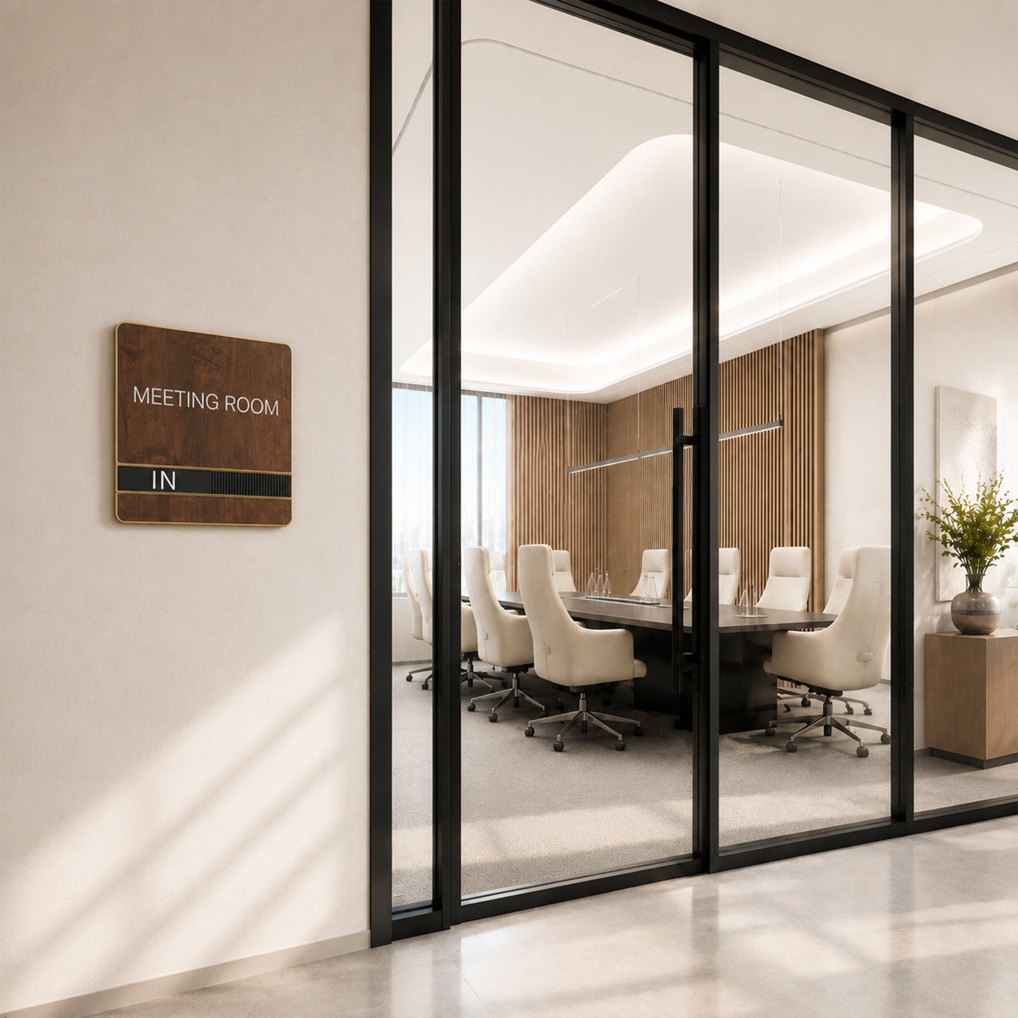 Wood Meeting/Conference Room Signs