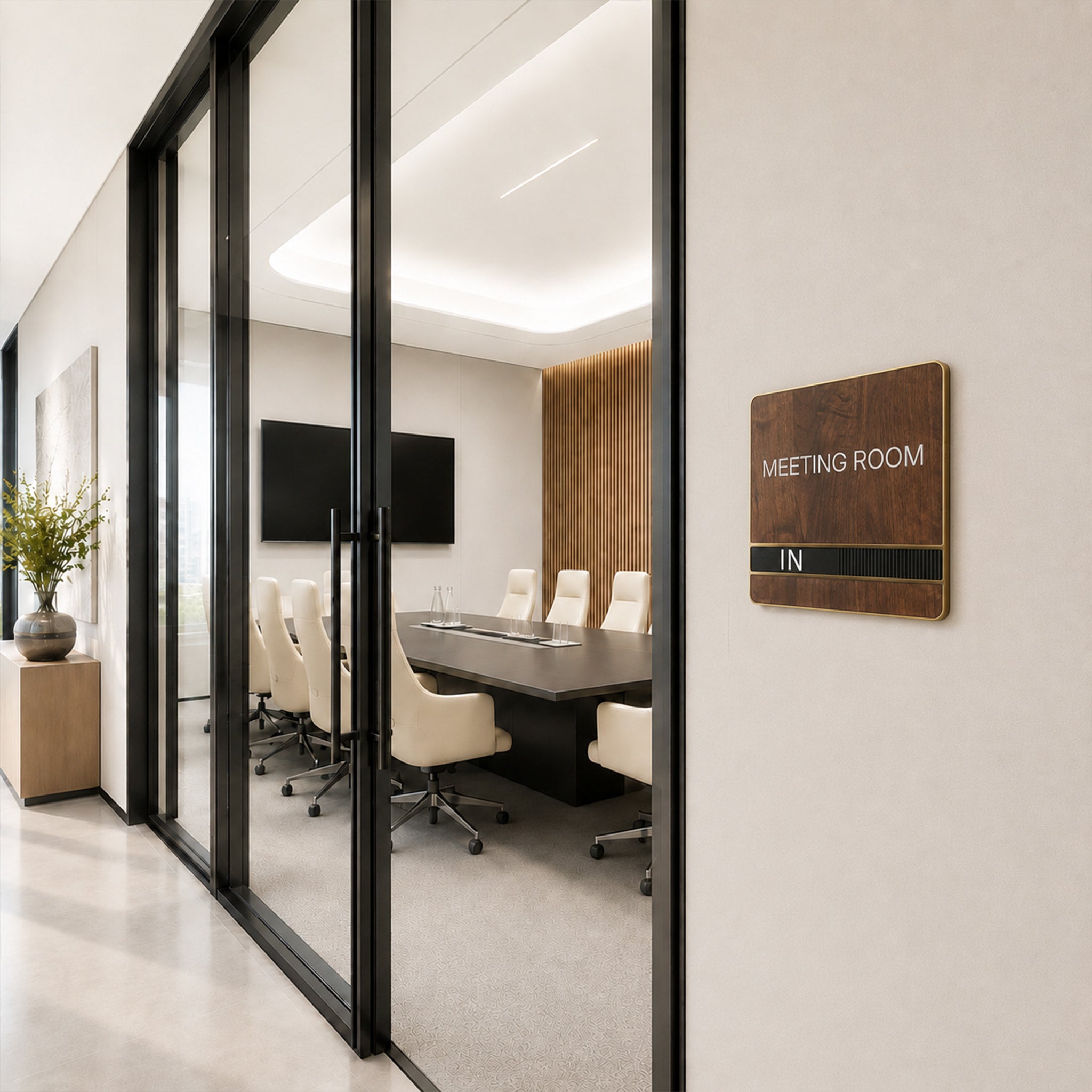 Wood Meeting/Conference Room Signs