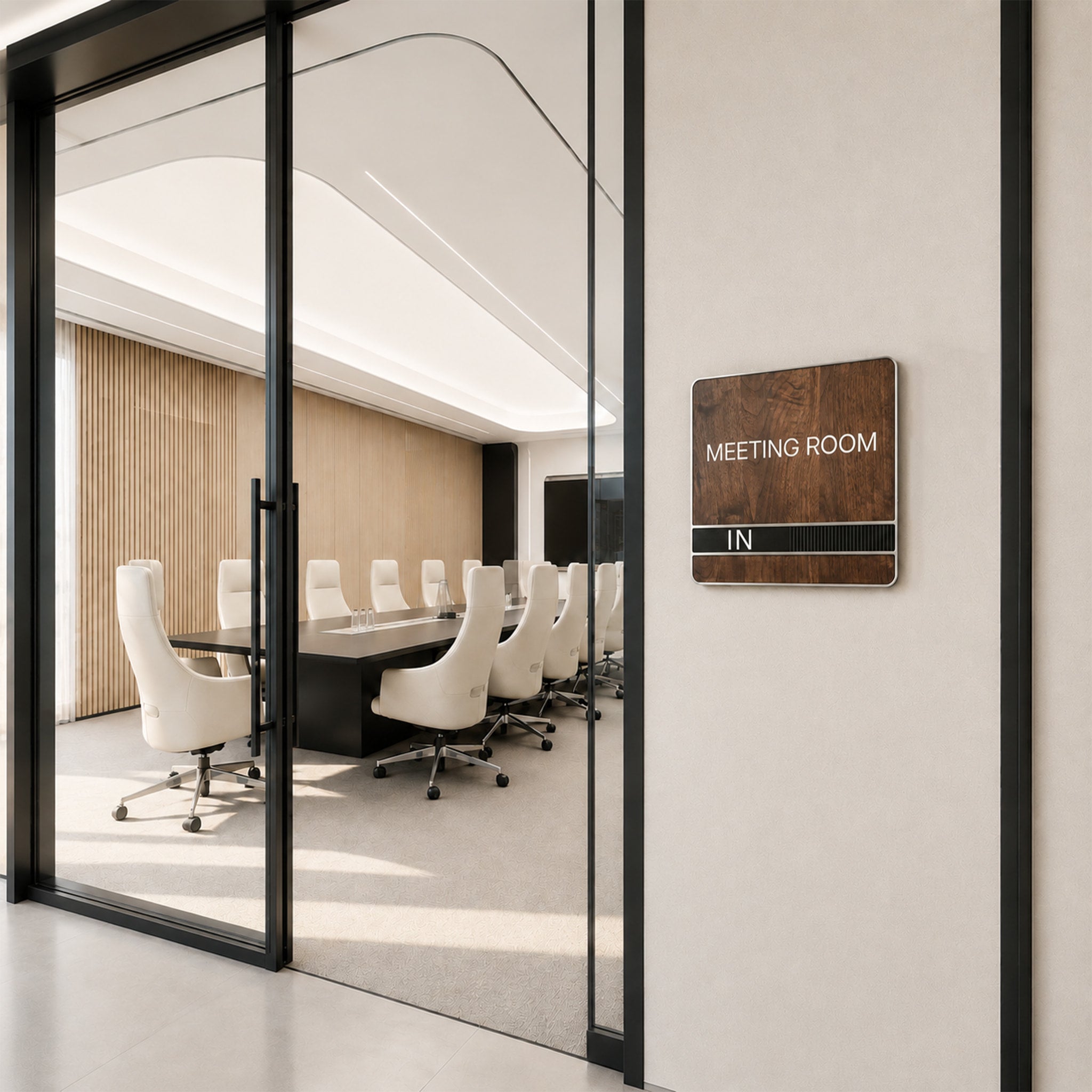 Wood Meeting/Conference Room Signs