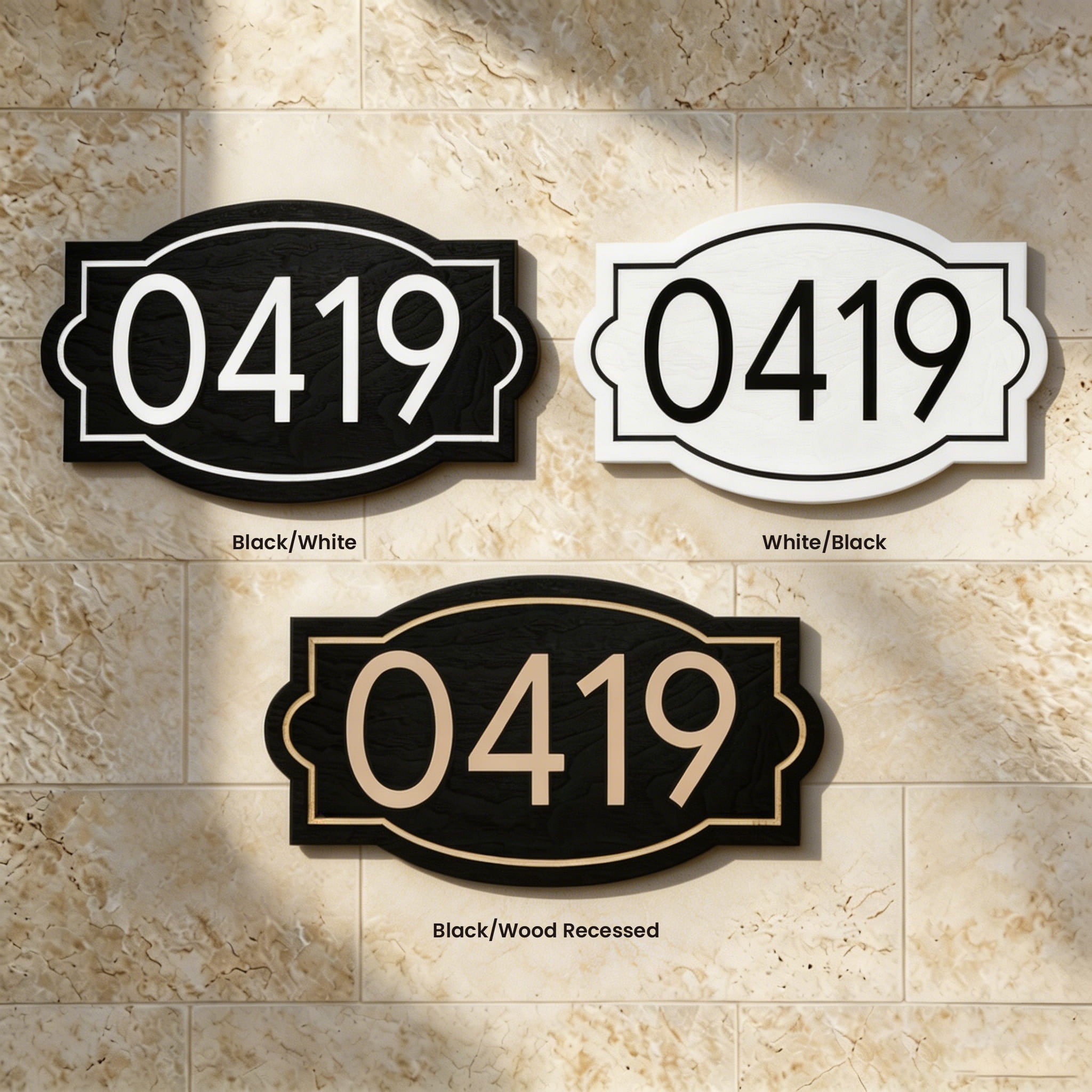 House Number Sign