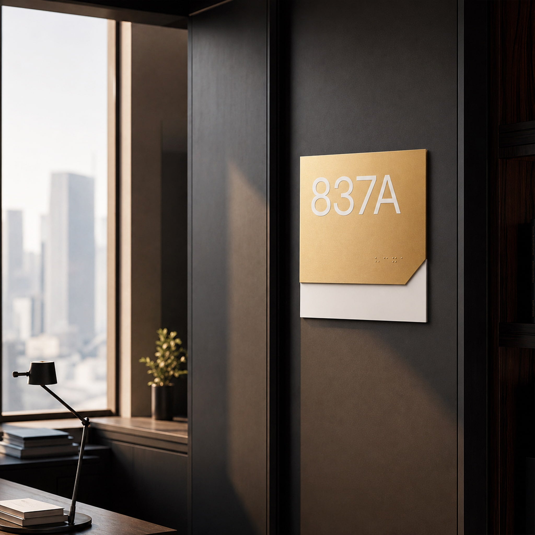 Acrylic Braille Door Sign