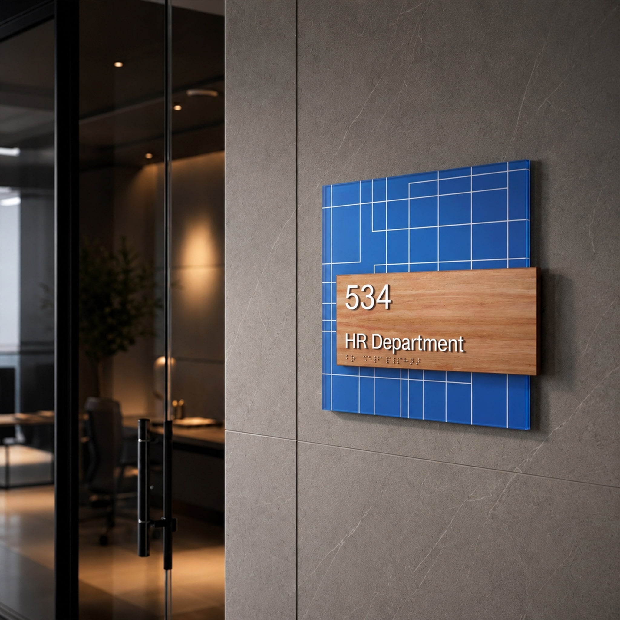 HR Office Room Sign