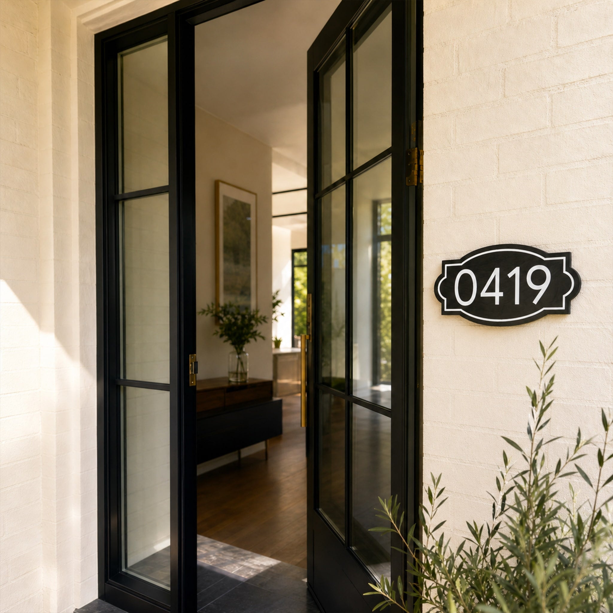 House Number Sign