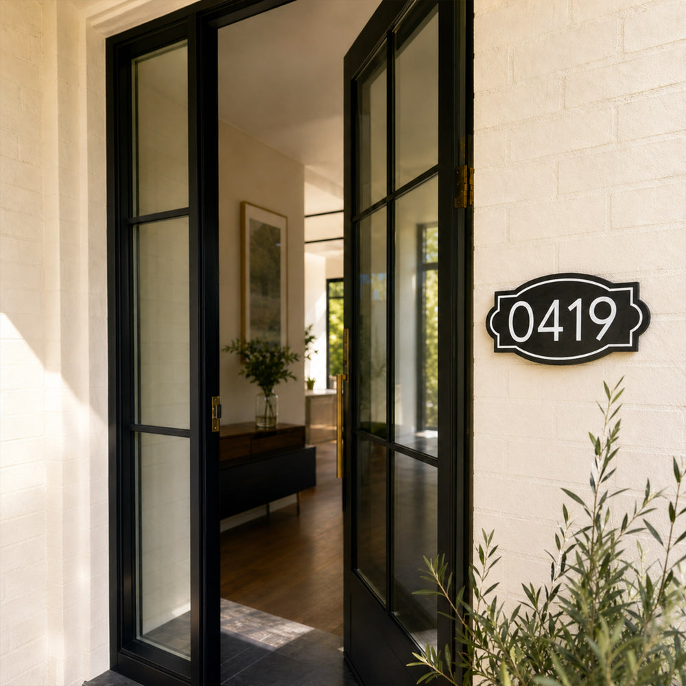 House Number Sign