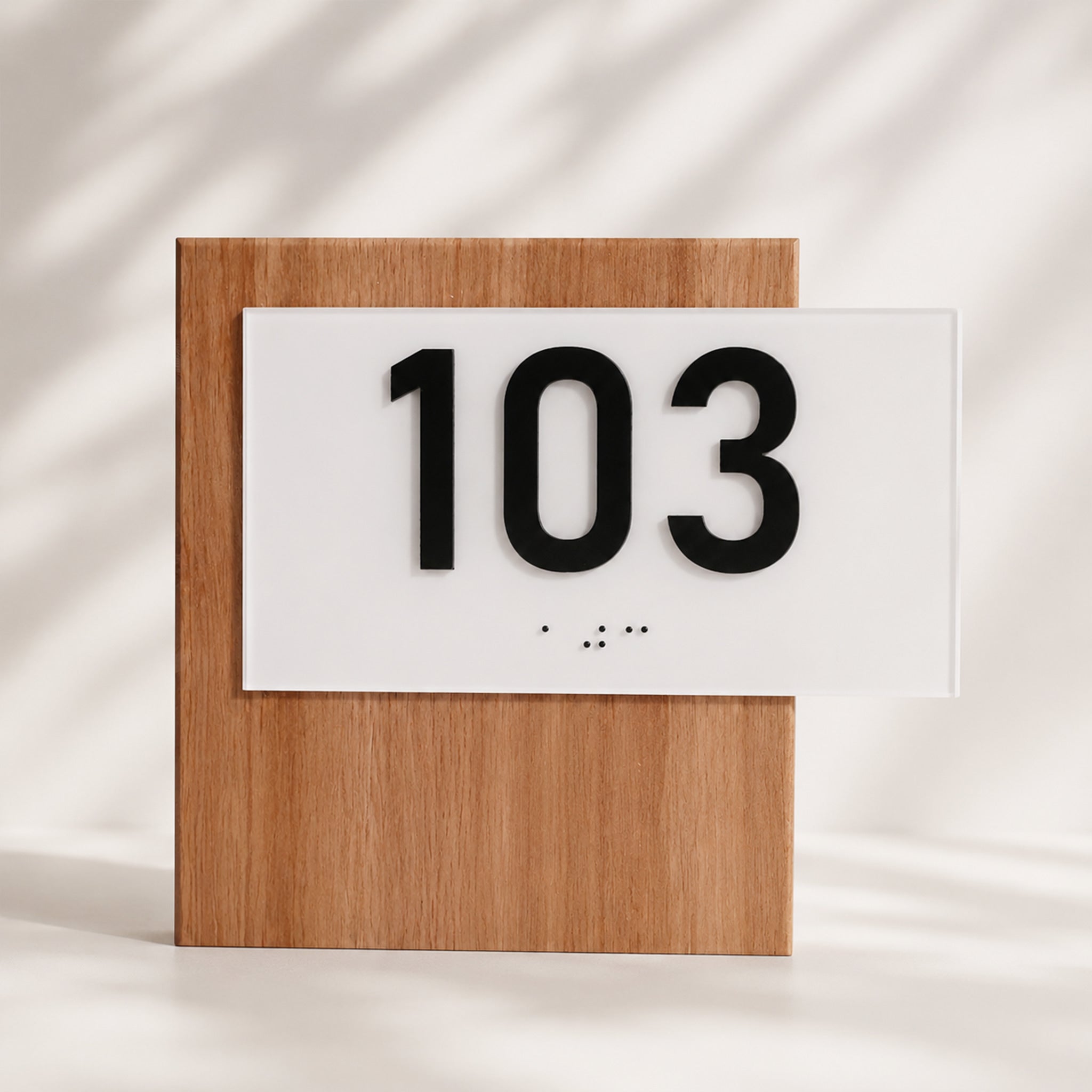 Acrylic Number Door Sign