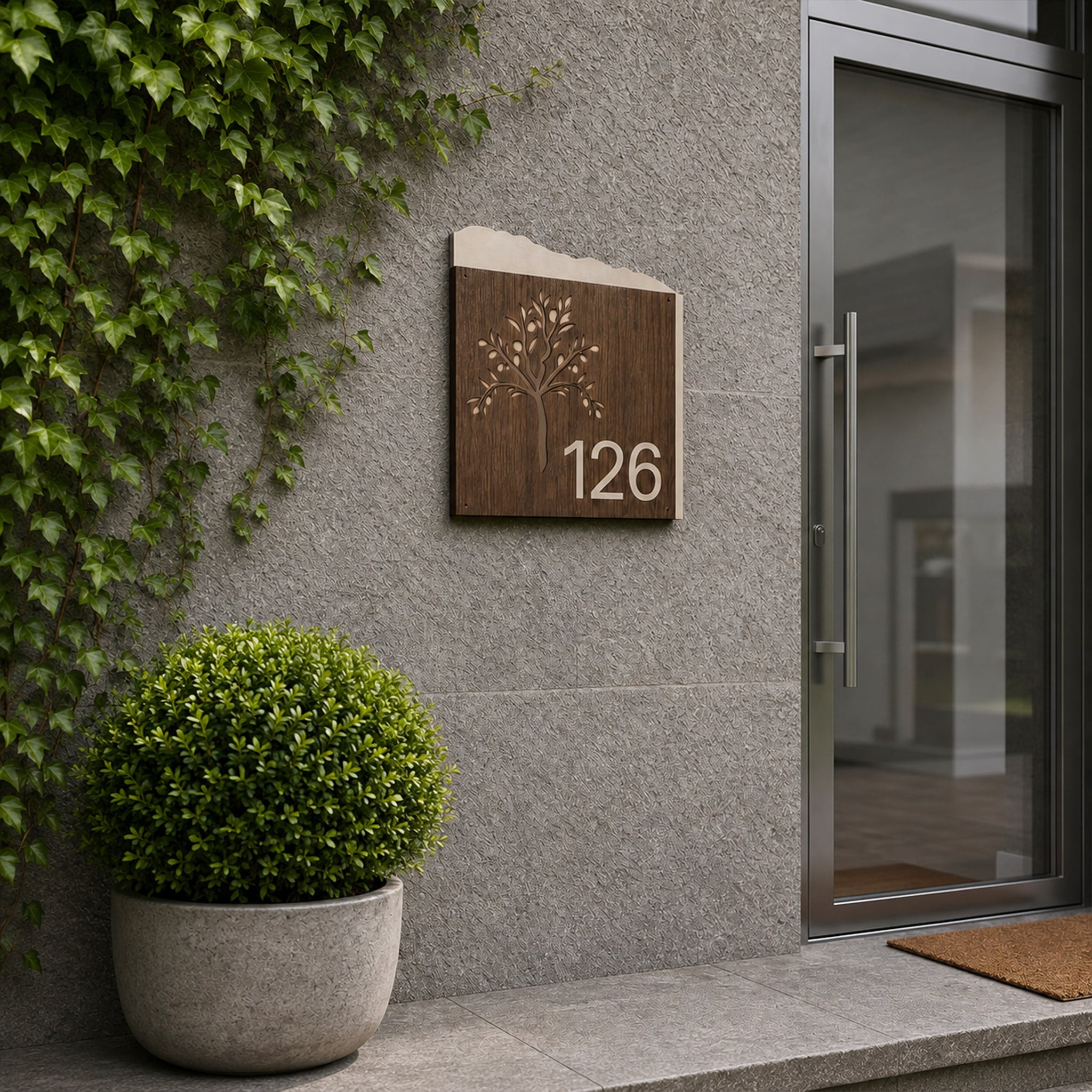 Olive Tree House Numbers