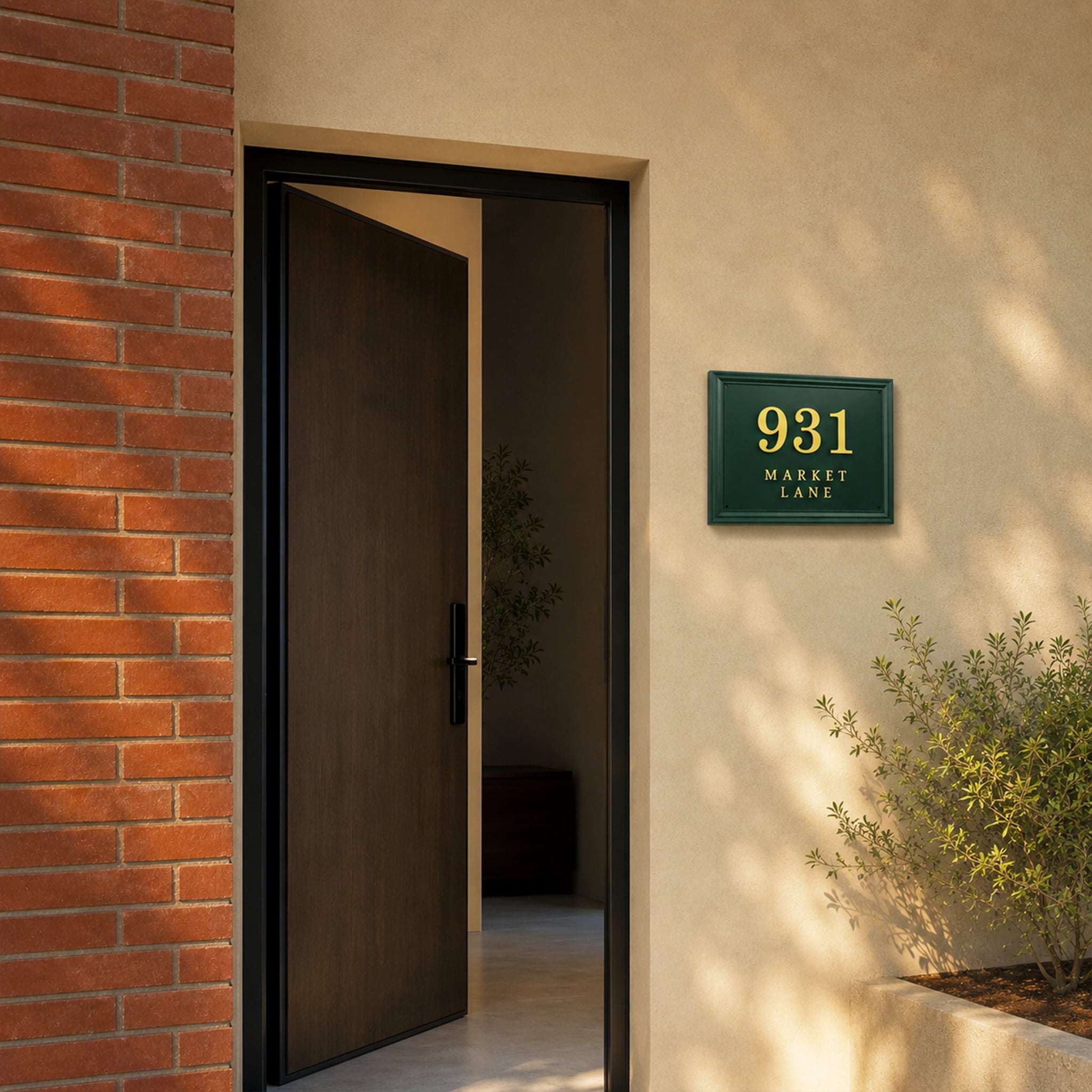 Vintage House Number Sign