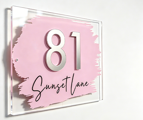 Custom acrylic signs