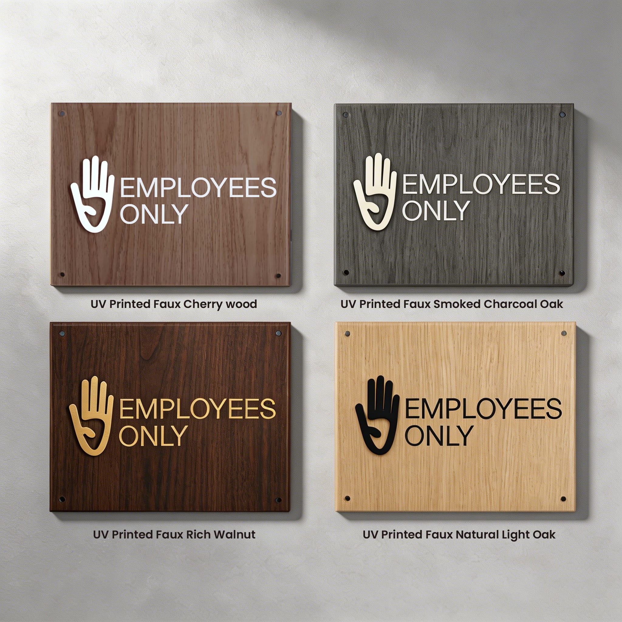 Employees/Staff Only Office Sign