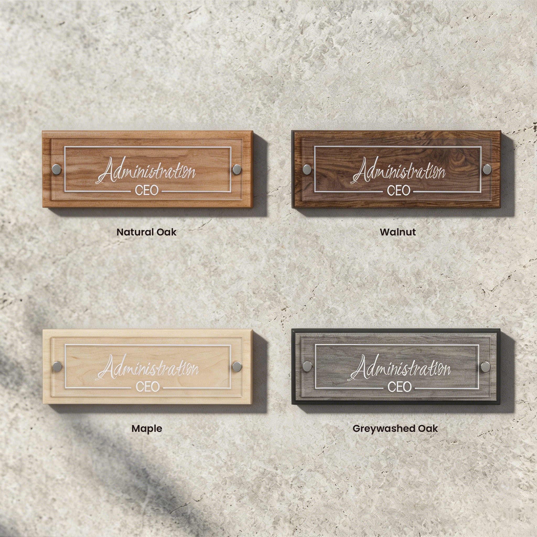 Custom Office Title Door Signs