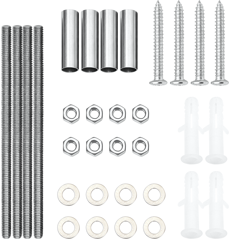 Threaded Back Mount Screws