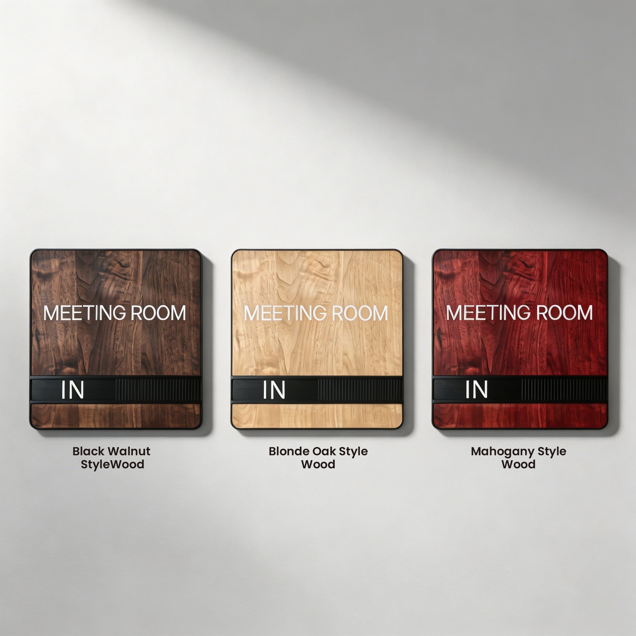 Wood Meeting/Conference Room Signs