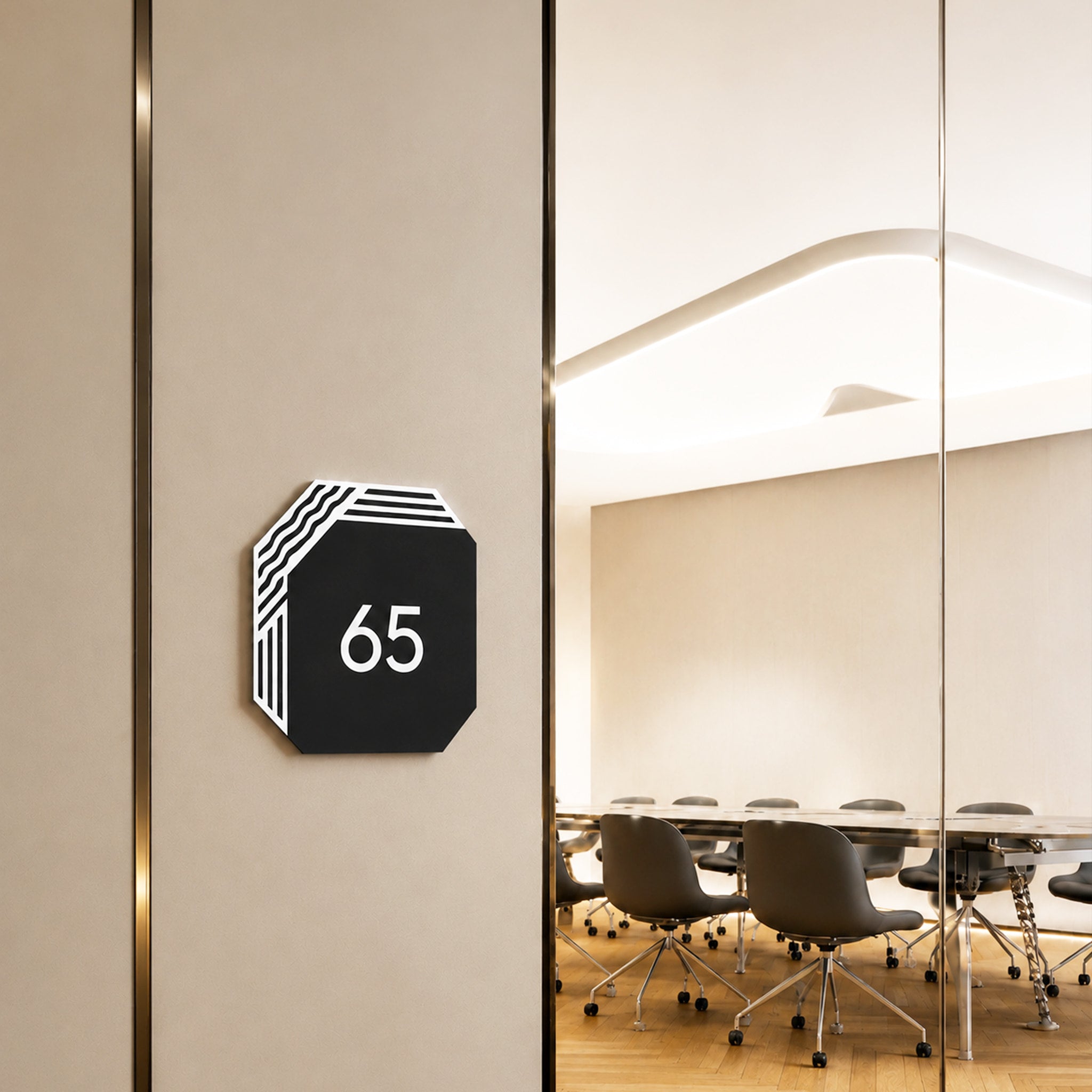 Door Number Sign
