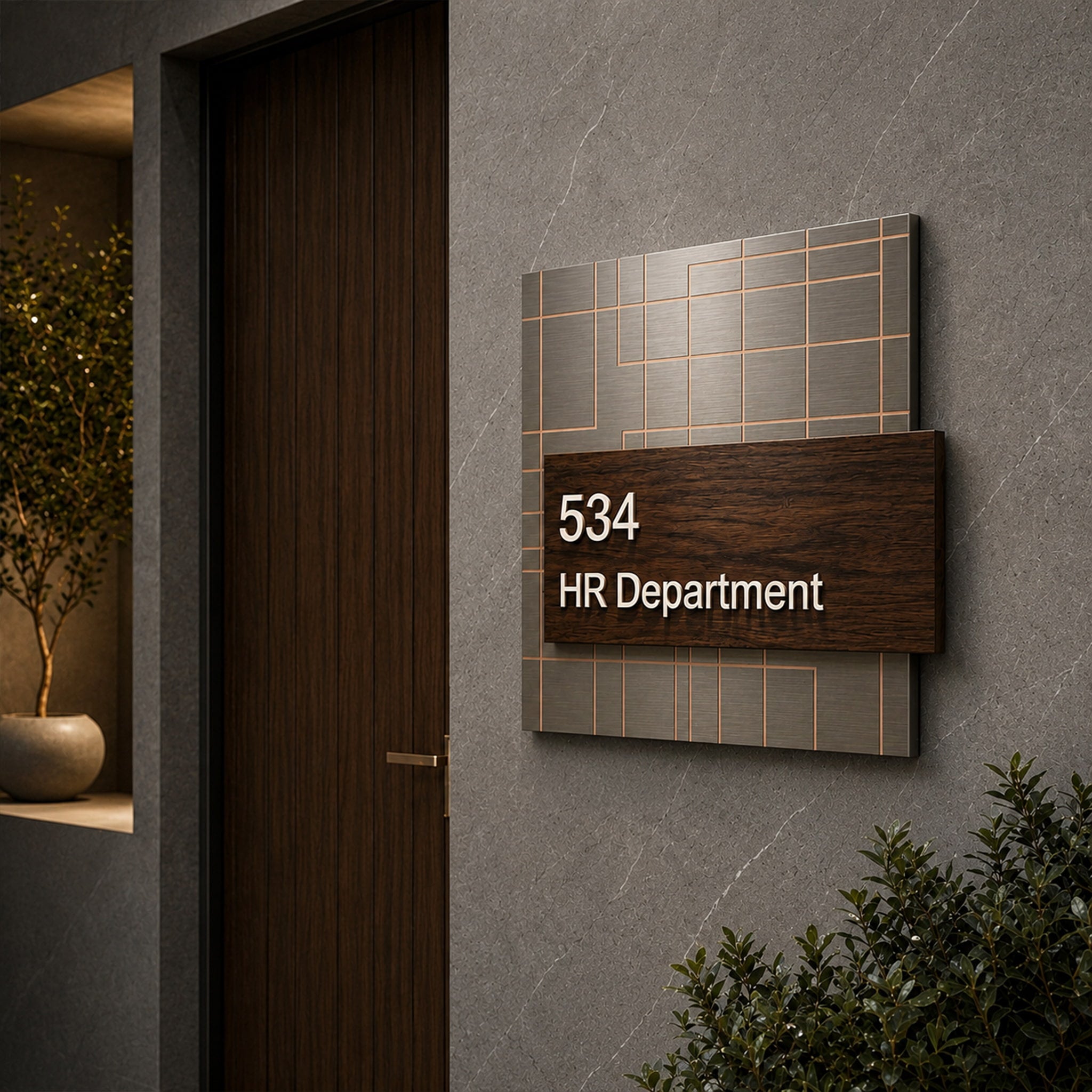 HR Office Room Sign