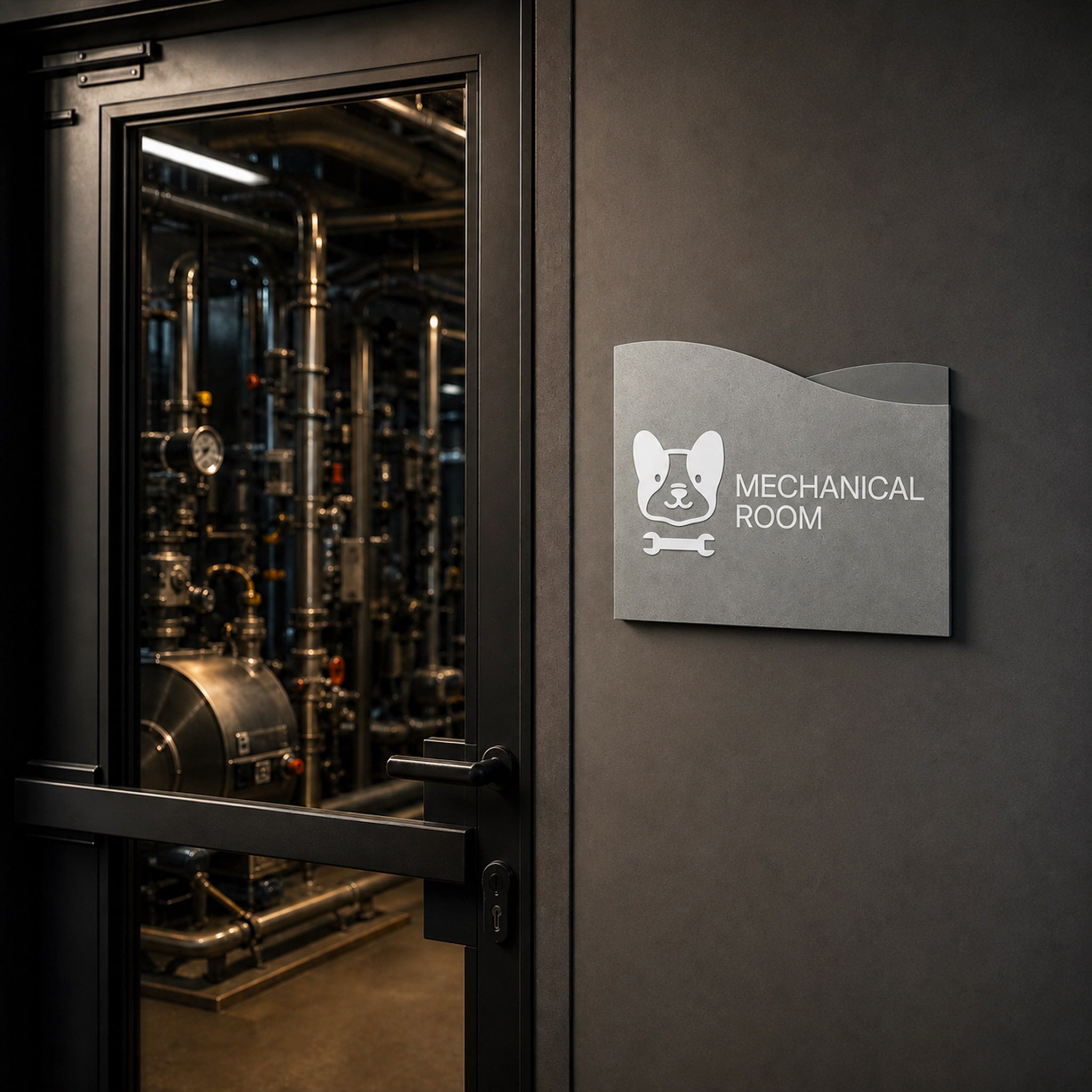 Mechanical Room Sign