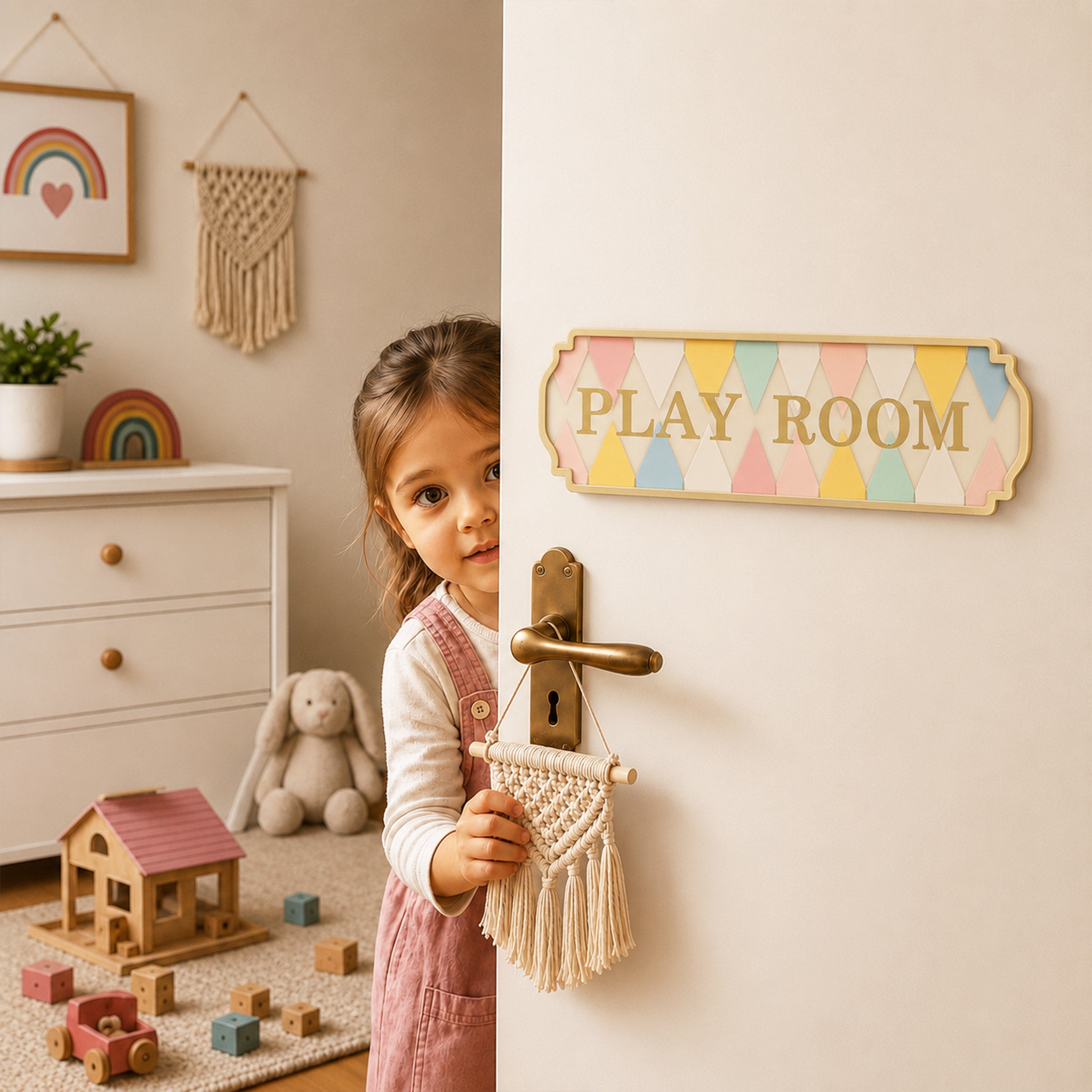 Colorful Acrylic Door Sign