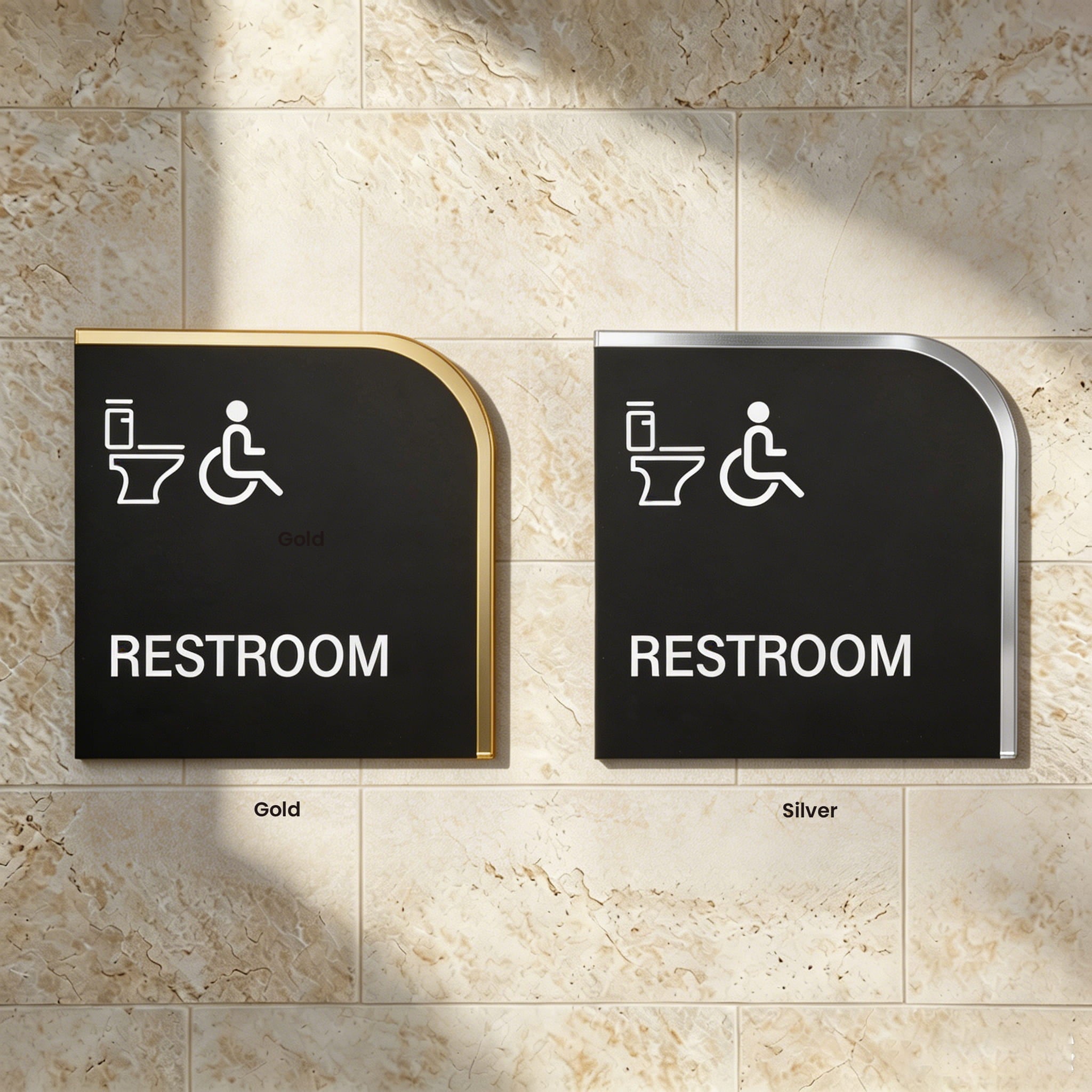 Acrylic Restroom Signs