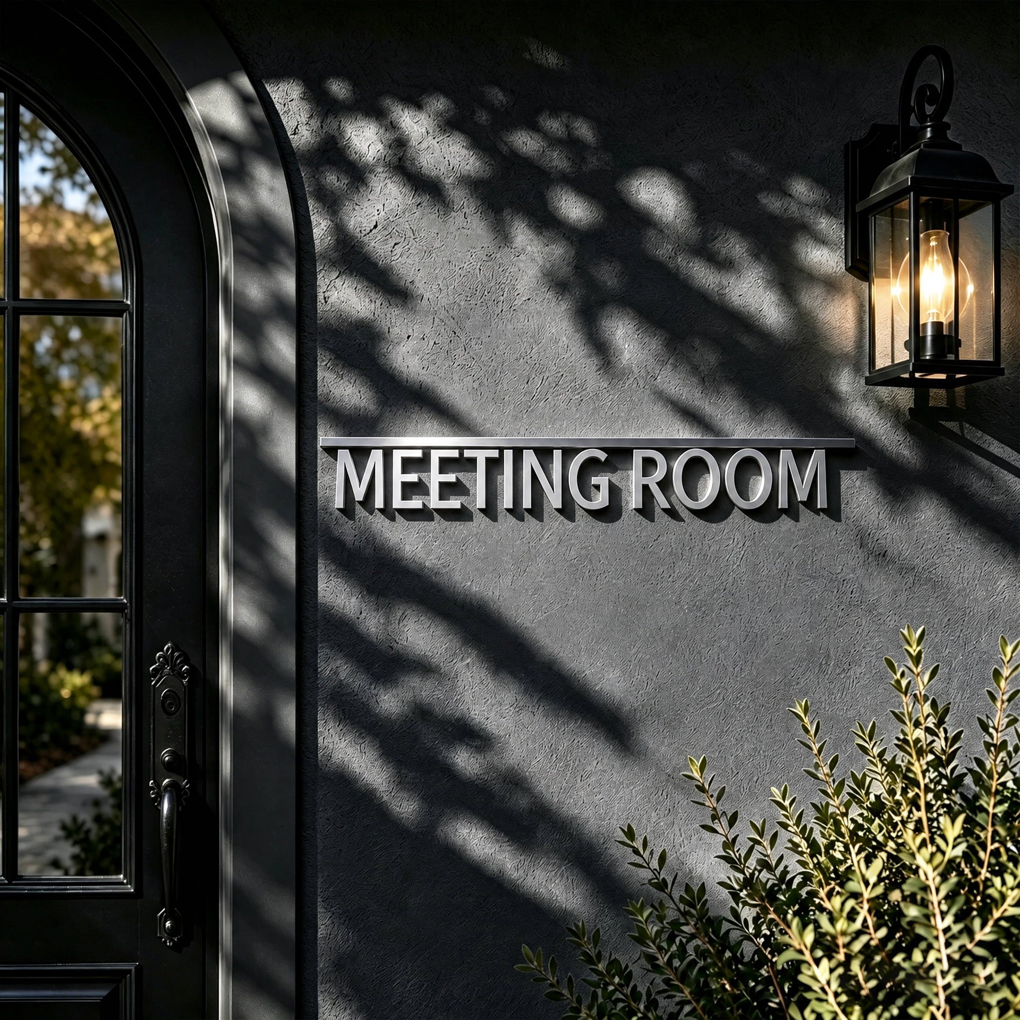 Custom Metal Door Sign