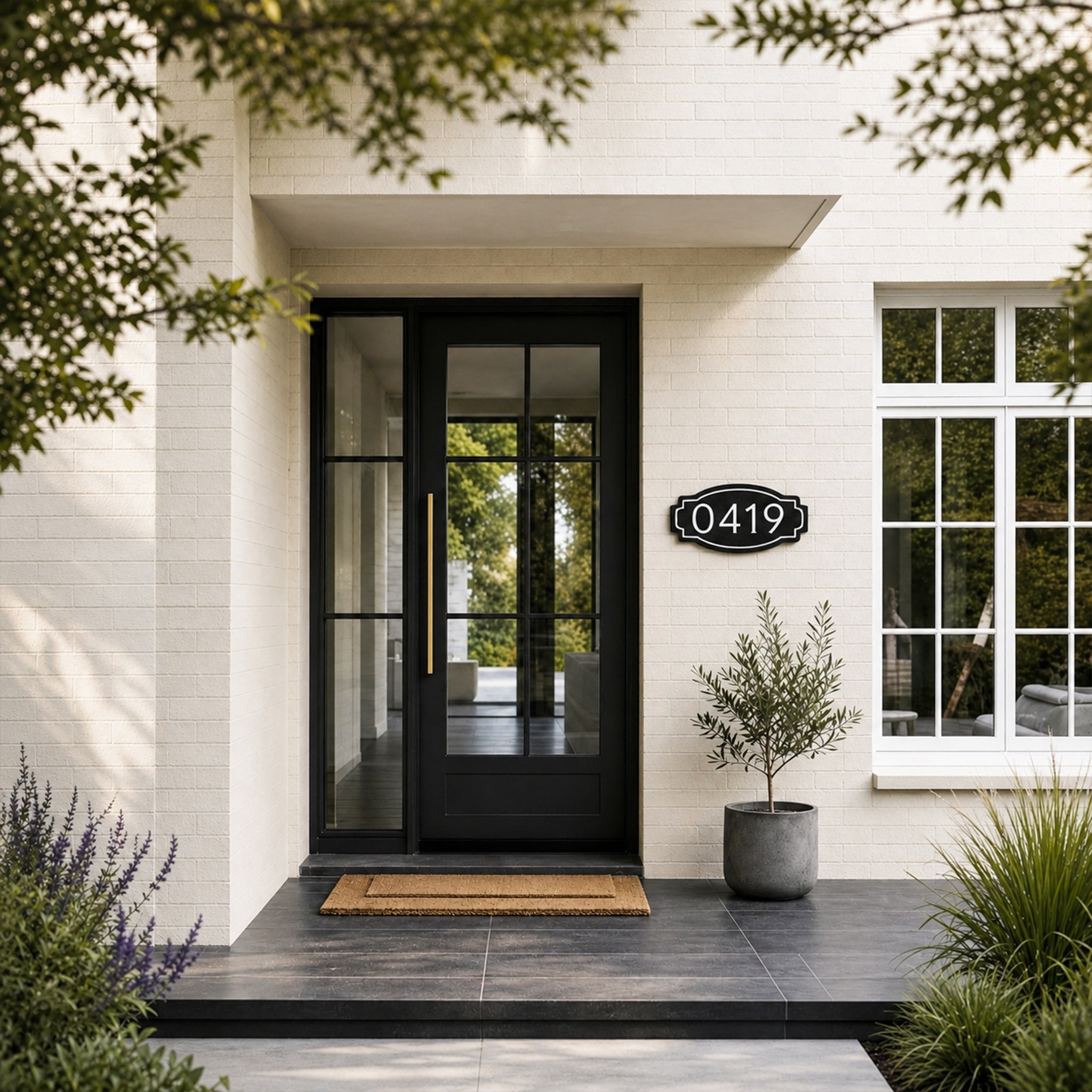 House Number Sign
