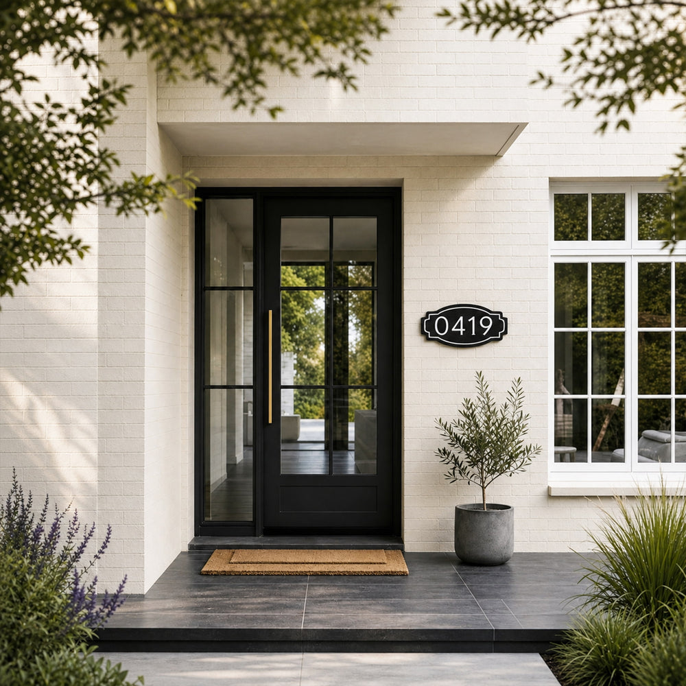 House Number Sign