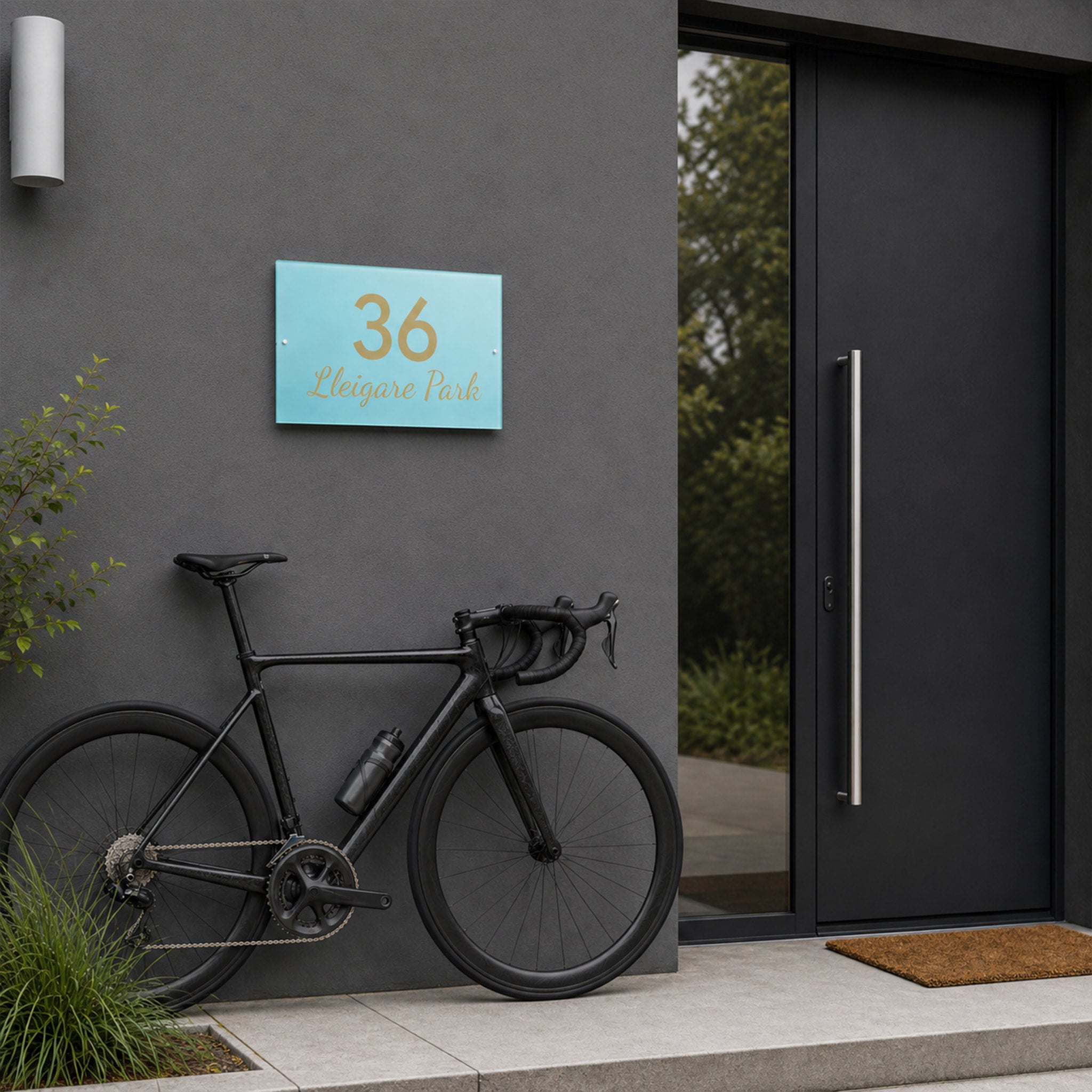 Acrylic House Address Number Sign