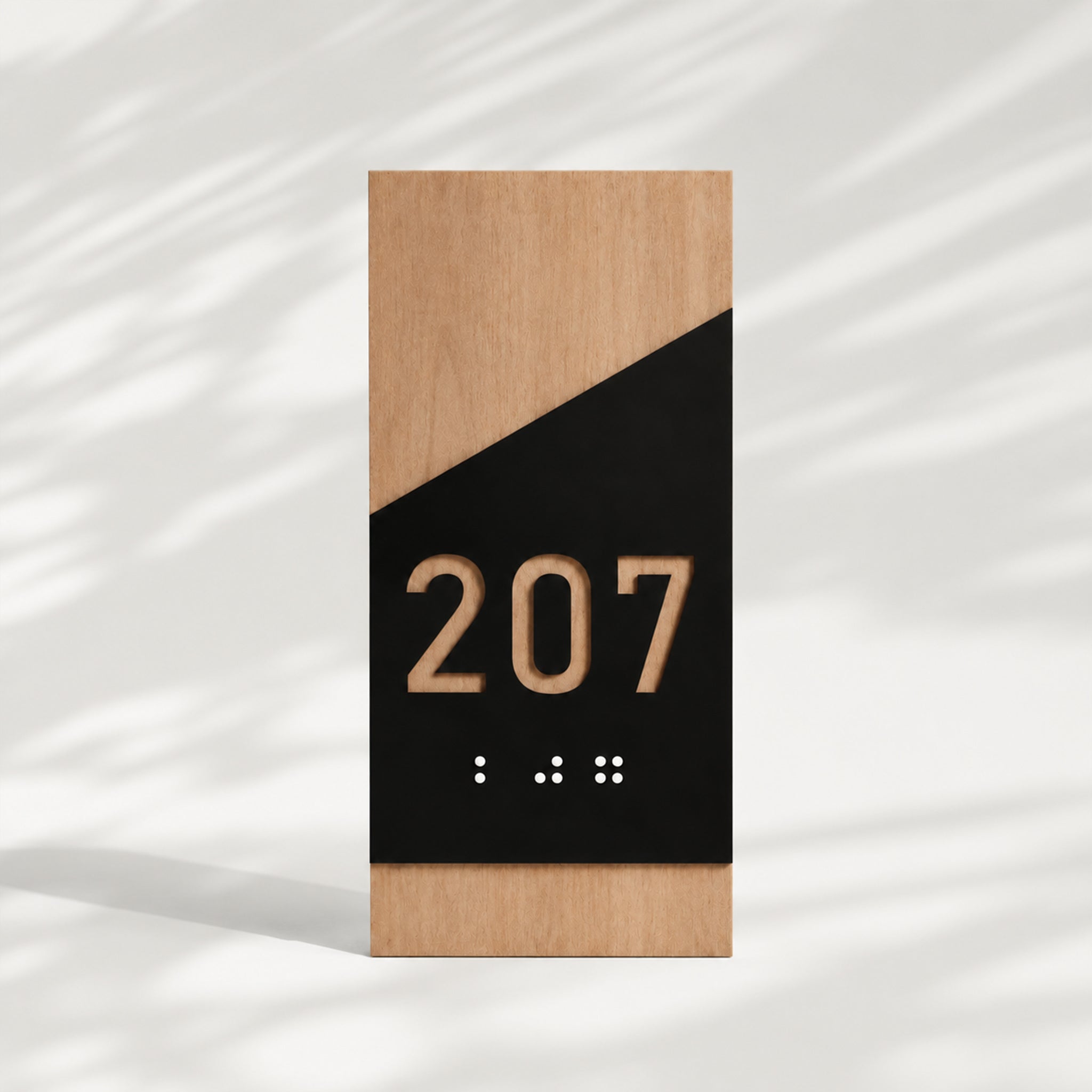 Apartment Door Number Sign