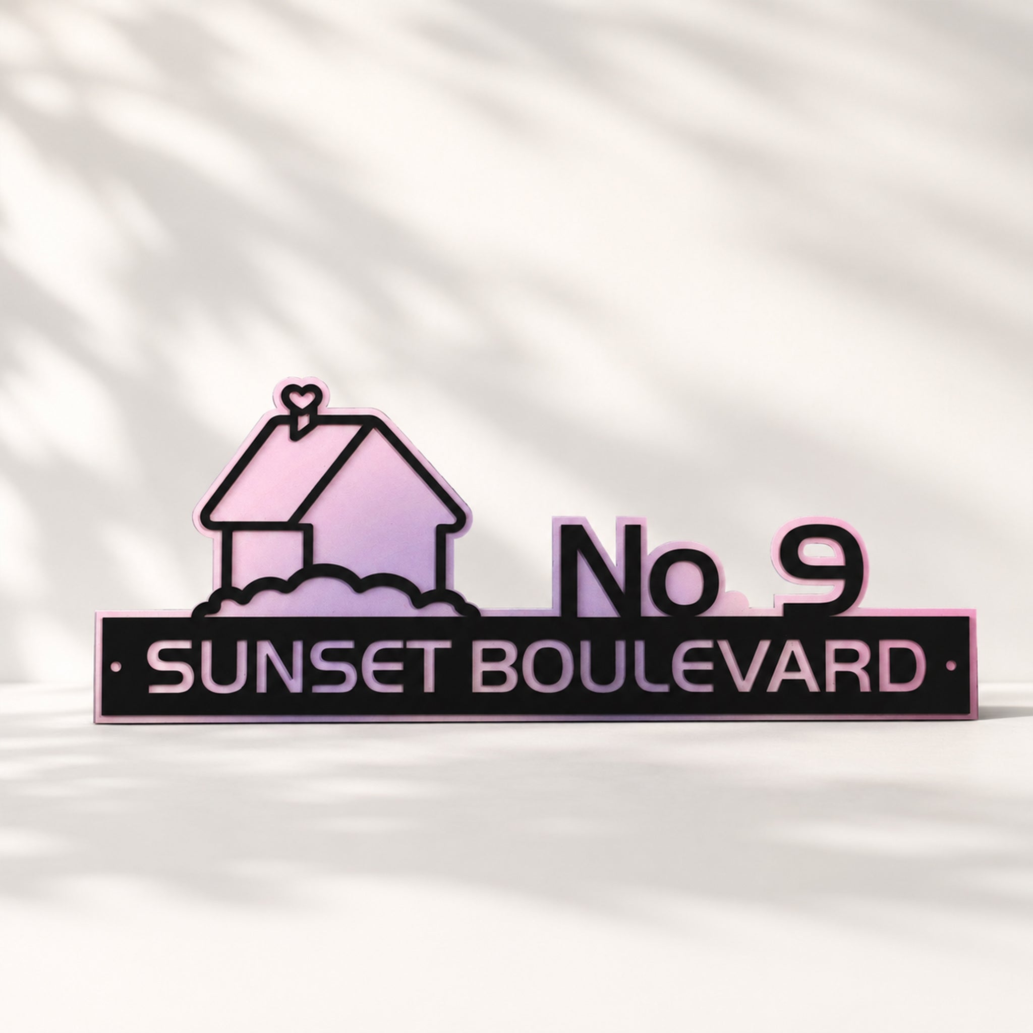 Gradient Acrylic Door Sign