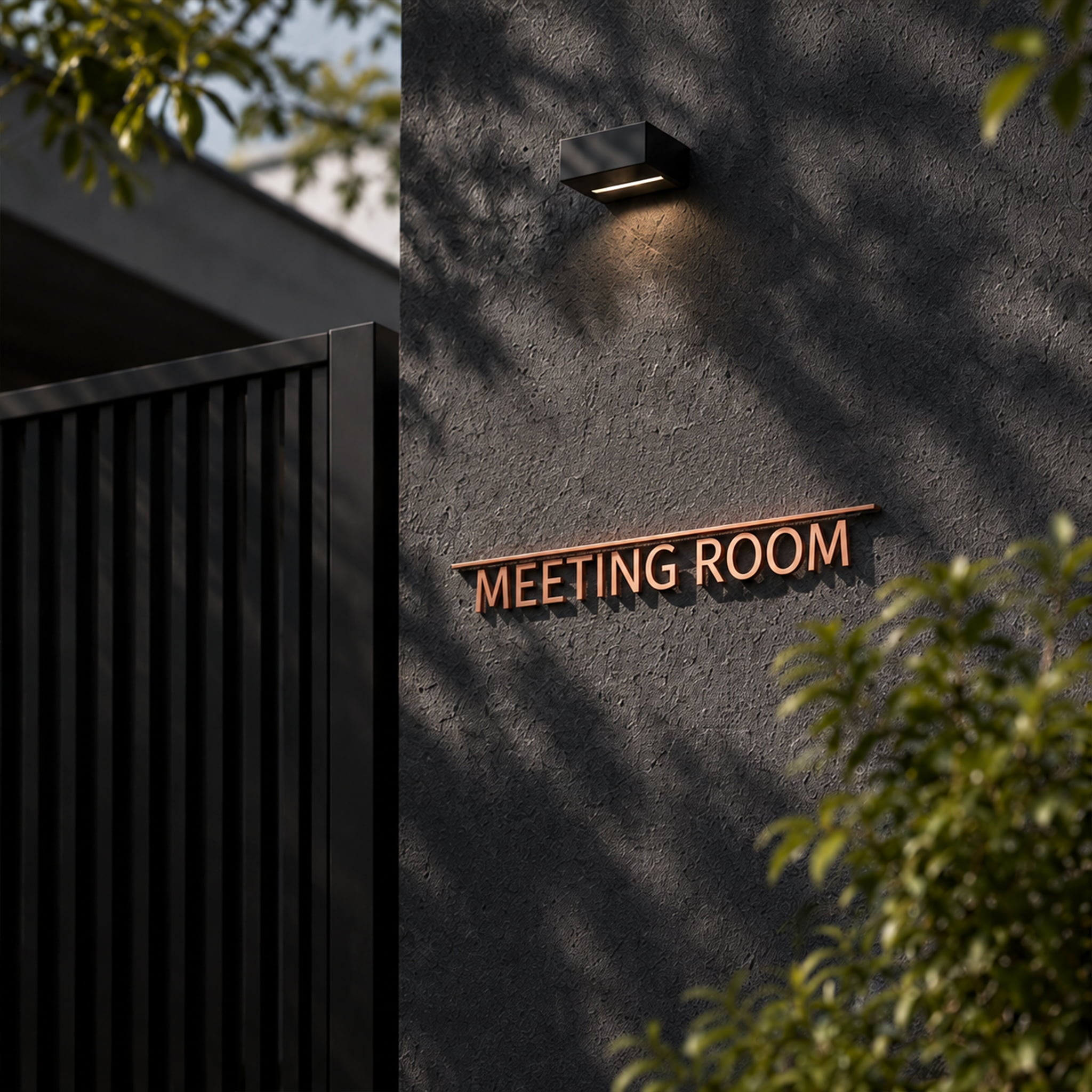 Custom Metal Door Sign